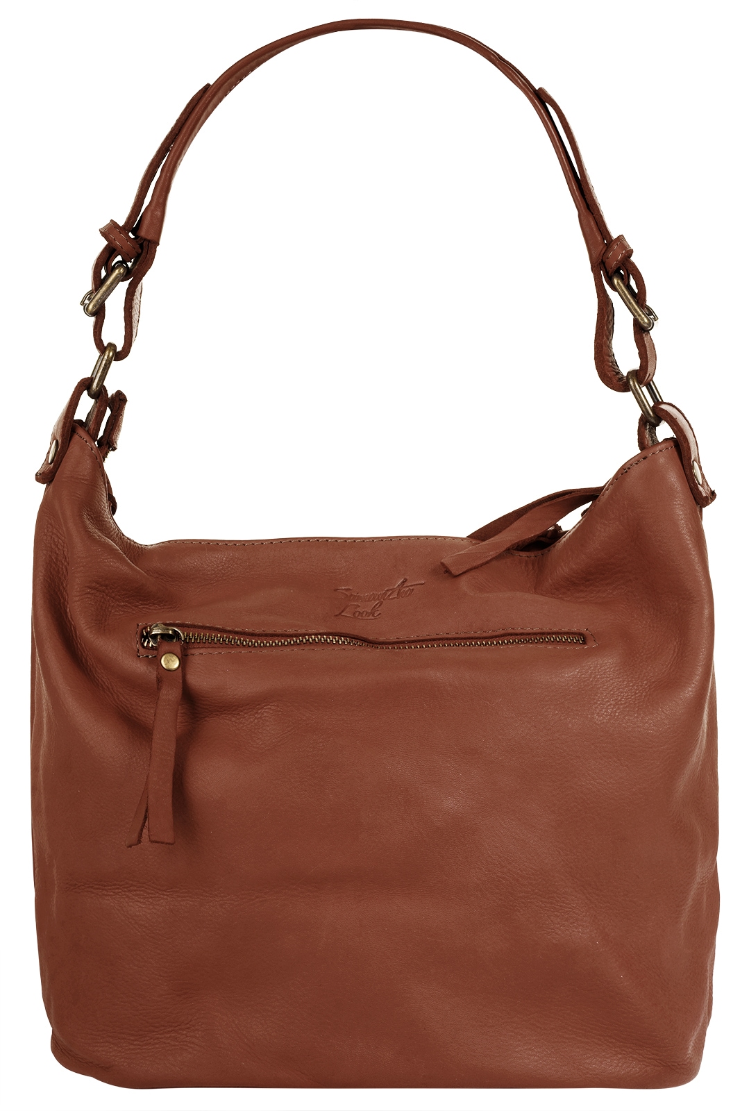 Samantha Look Shopper echt Leder, Made in Italy