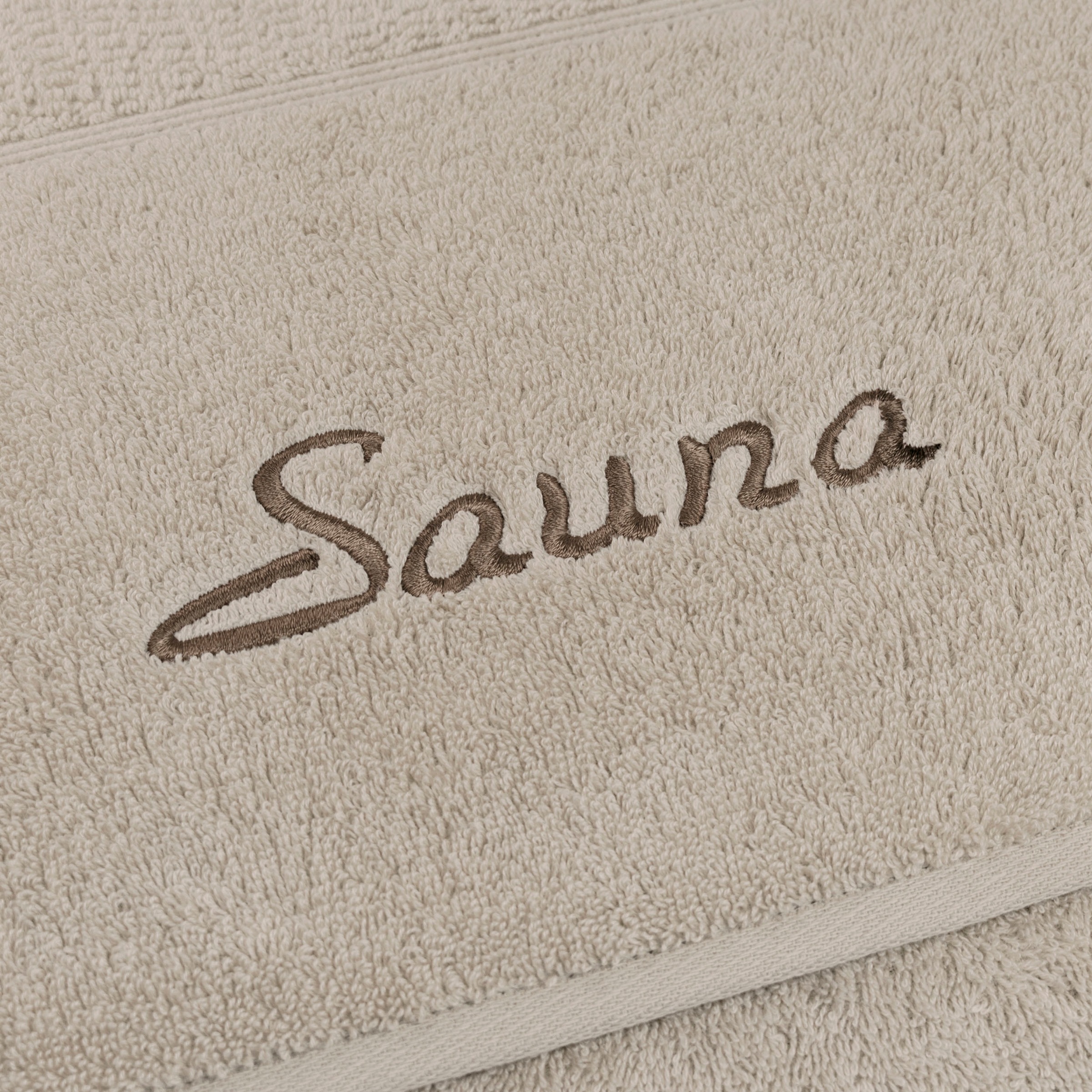 Möve for frottana Saunatuch »Pearl«, (1 St., 1 Saunatuch (80x200 cm), mit Perloptik, 80x200 cm
