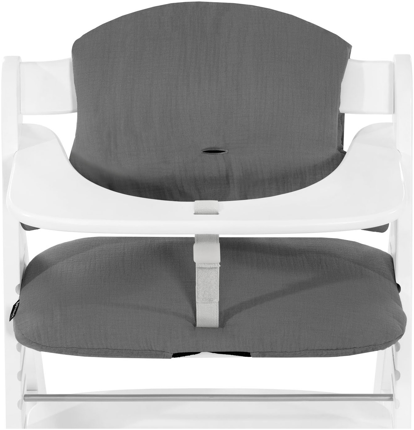 Kinder-Sitzauflage »Highchair Pad Select Muslin, dark Grey«, für die hauck...