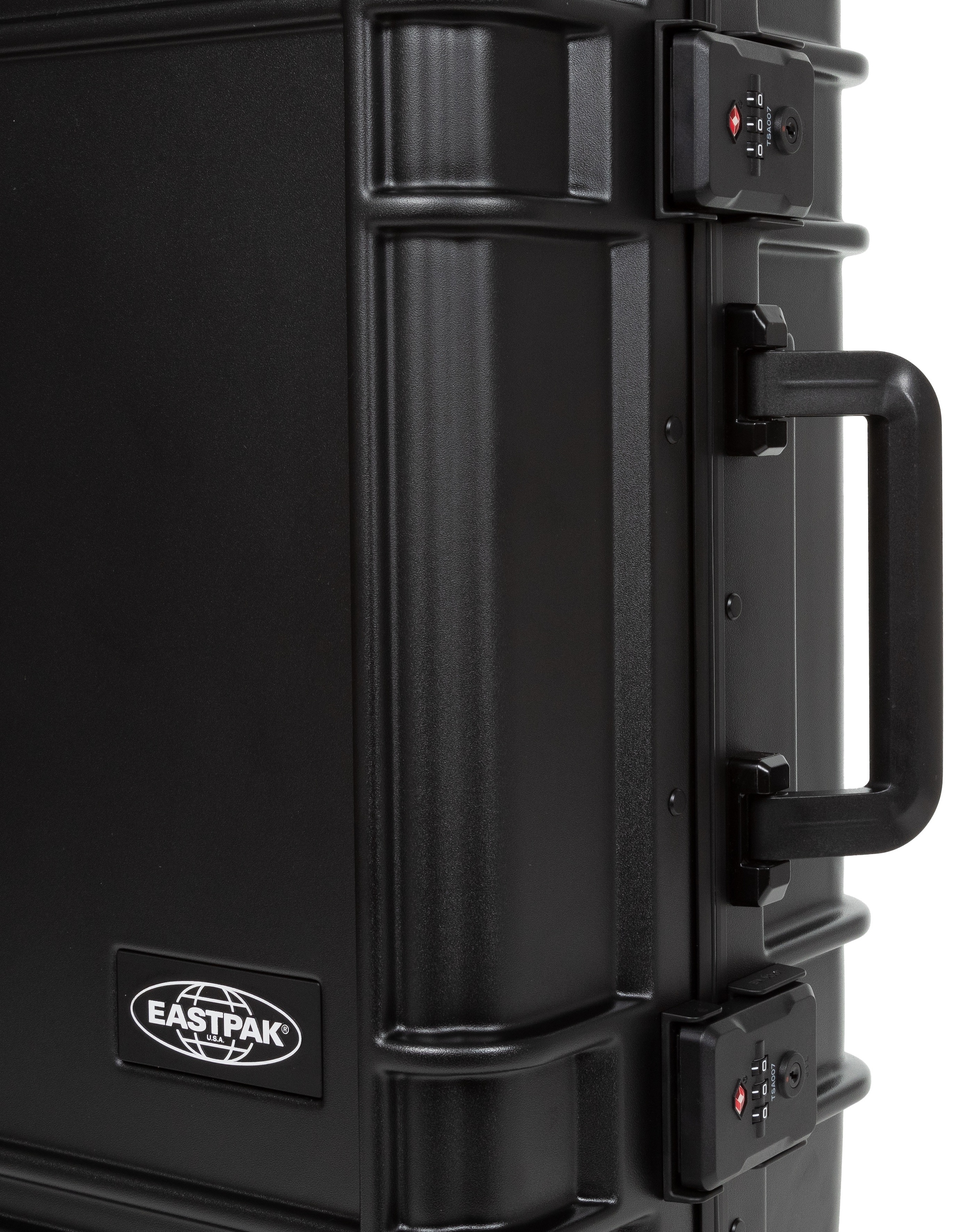 Eastpak Hartschalen-Trolley »RESIST'R CASE S BRUSHED METAL mit 30 Jahren Garantie«, 4 Rollen, Reisegepäck Handgepäck-Koffer TSA-Zahlenschloss