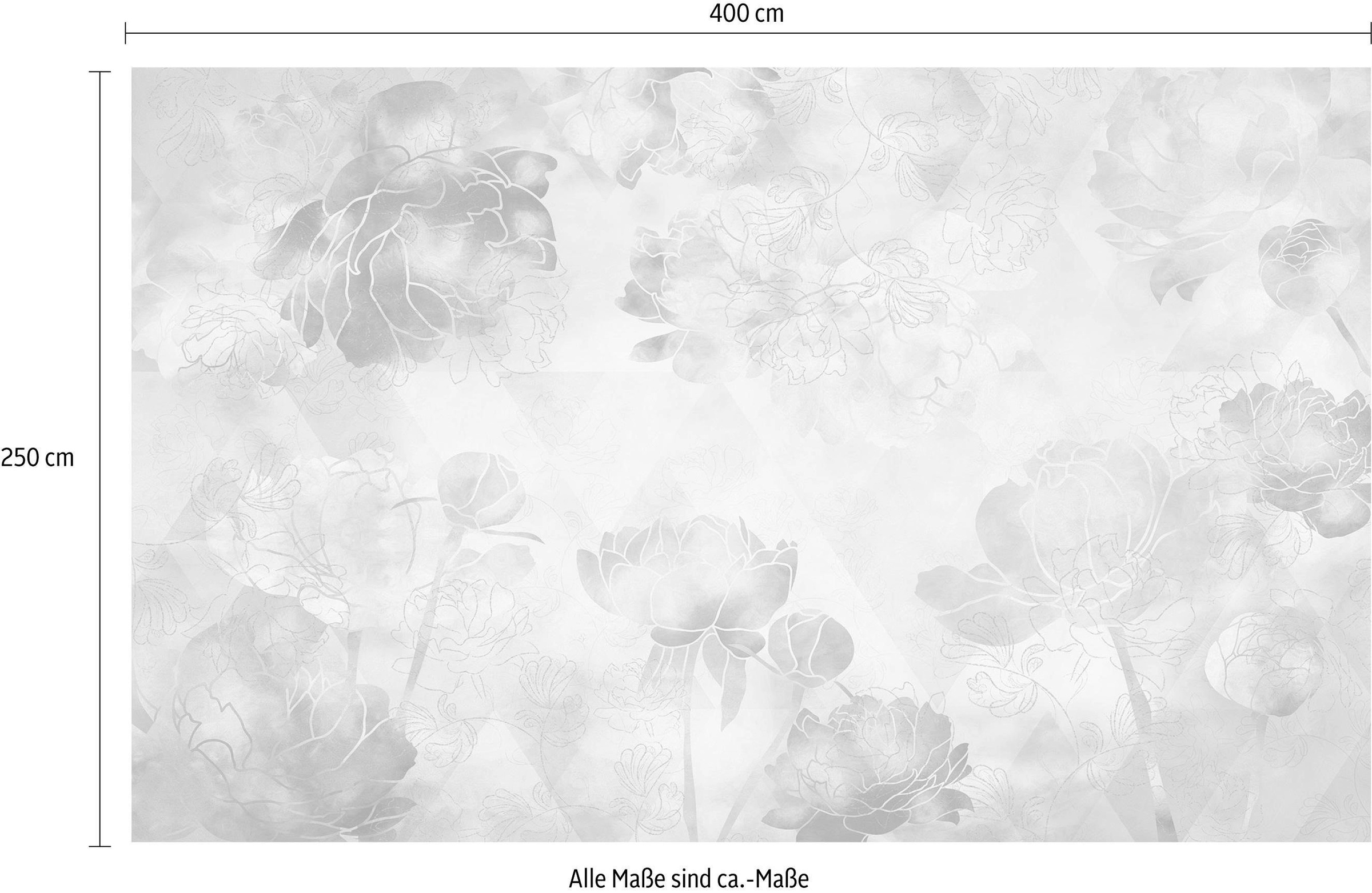 Komar Vliestapete »Digitaldruck Vlies - Inspiration - Größe 400 x 250 cm«, bedruckt, Wohnzimmer, Schlafzimmer