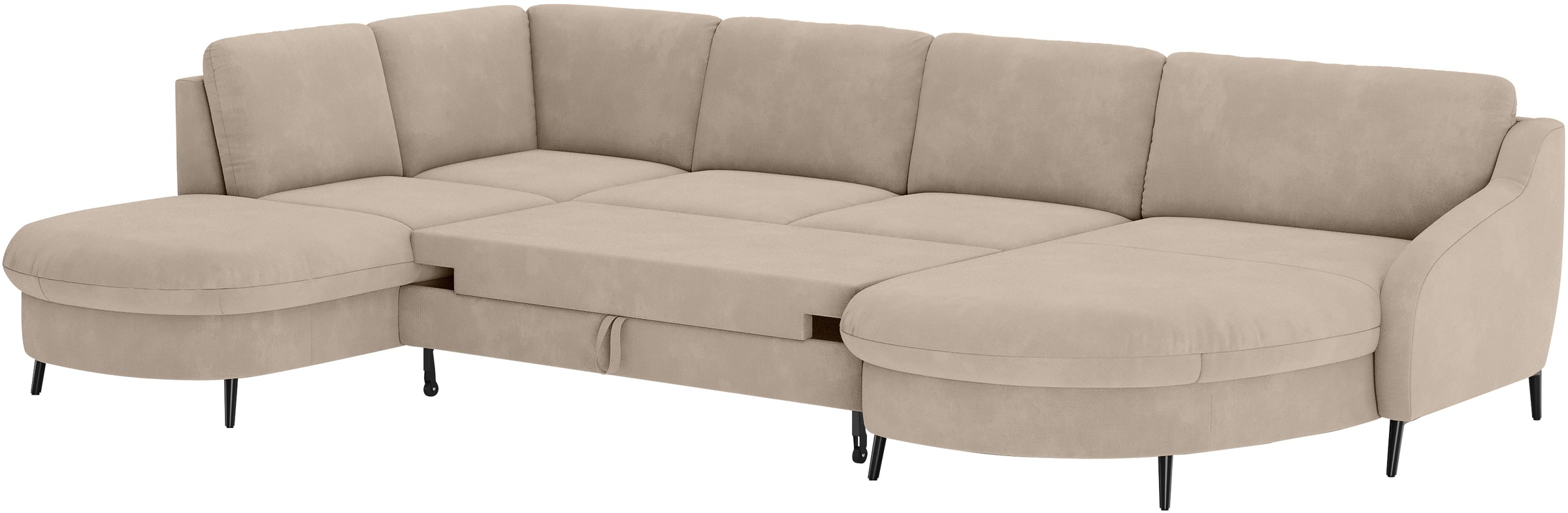 sit&more Wohnlandschaft »Soul U-Form«, wahlweise mit Bett und Bettkasten