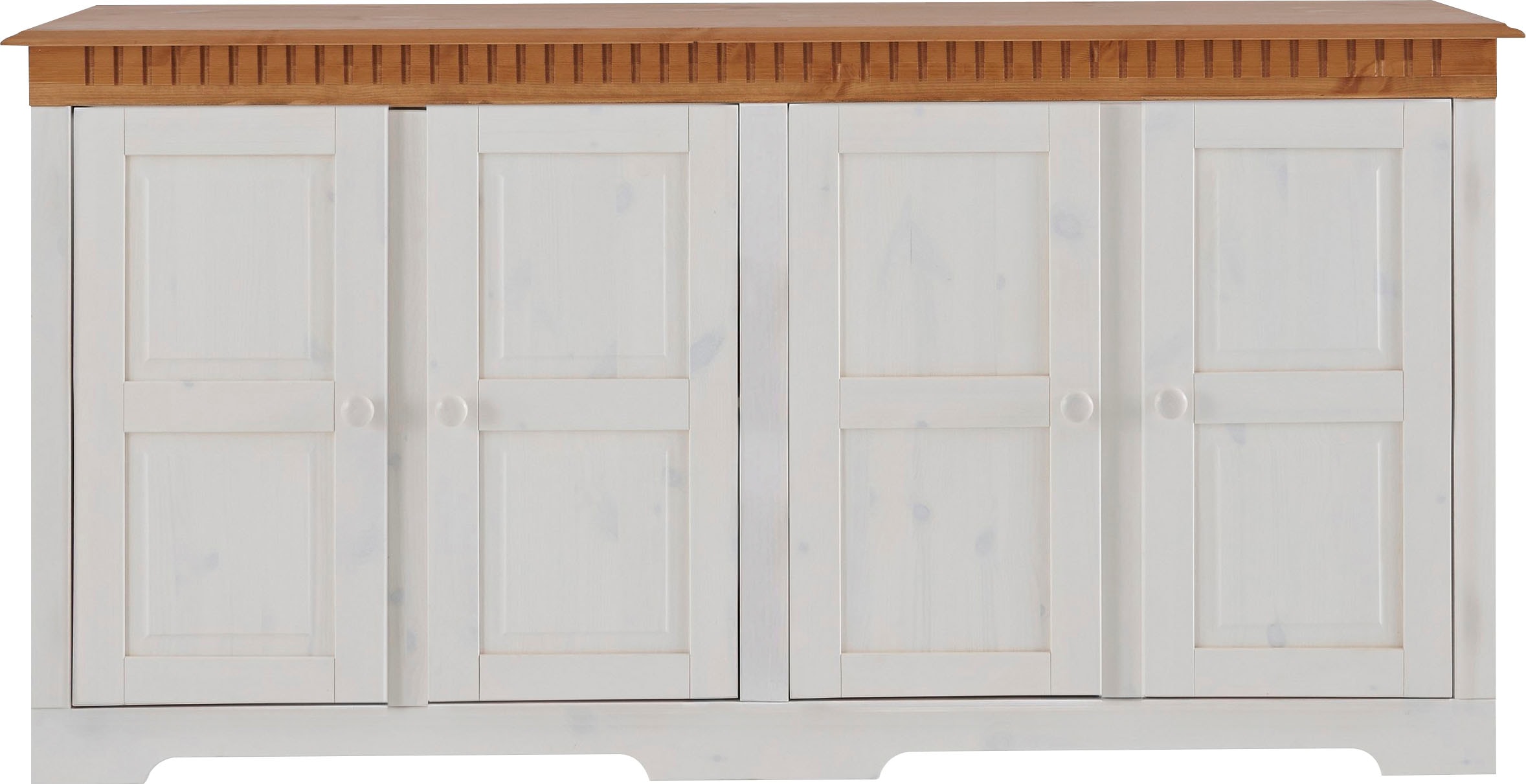 Türen 4 erhältlich Sideboard Kiefernholz, massivem oder bestellen mit »Lisa«, wahlweise Home 3 affaire aus online