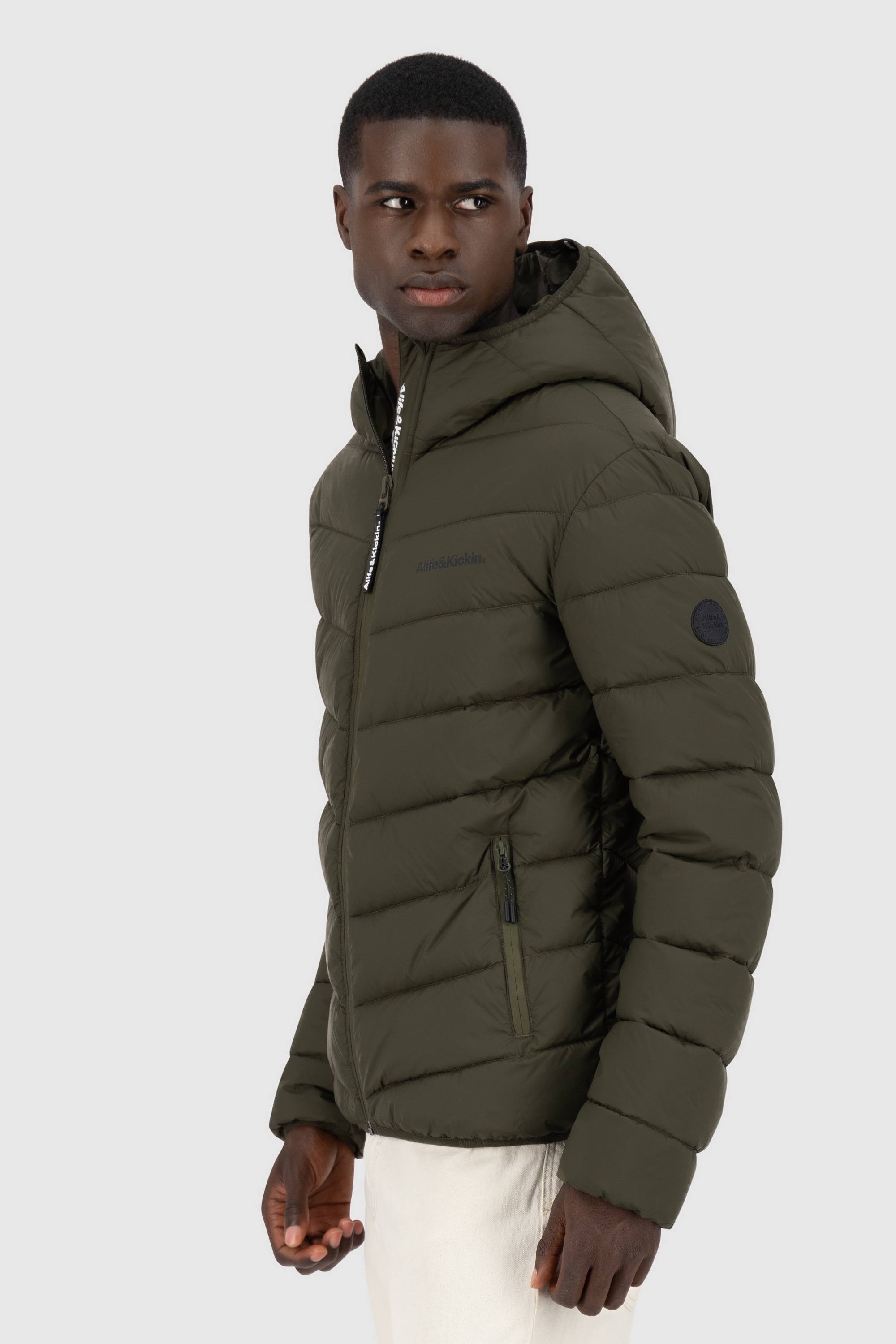 Alife & Kickin Winterjacke »Herren Mr AndersonAK A«, Warme kurze Jacke mit gefütterter Kapuze und und Brustinnentaschen