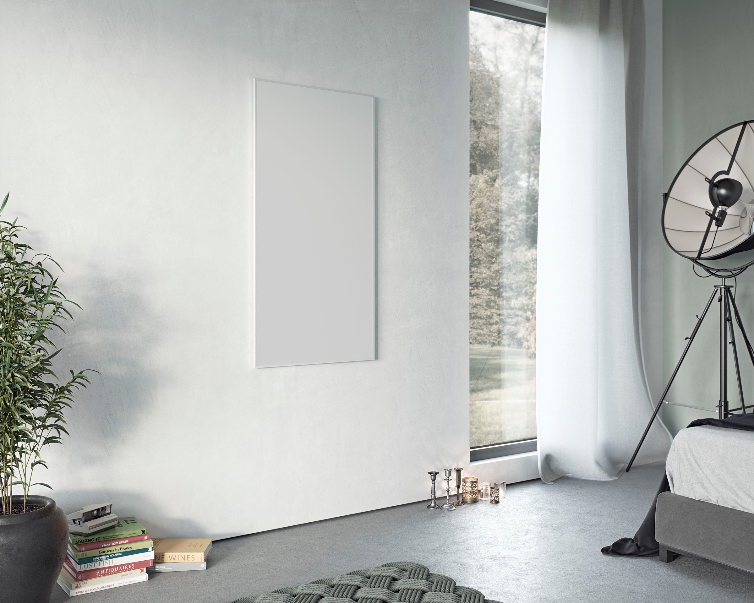 Ximax Infrarotheizung »Aluminiumpaneel, 300 mm x 1200 mm«, 400 Watt, Wandmontage, Weiß
