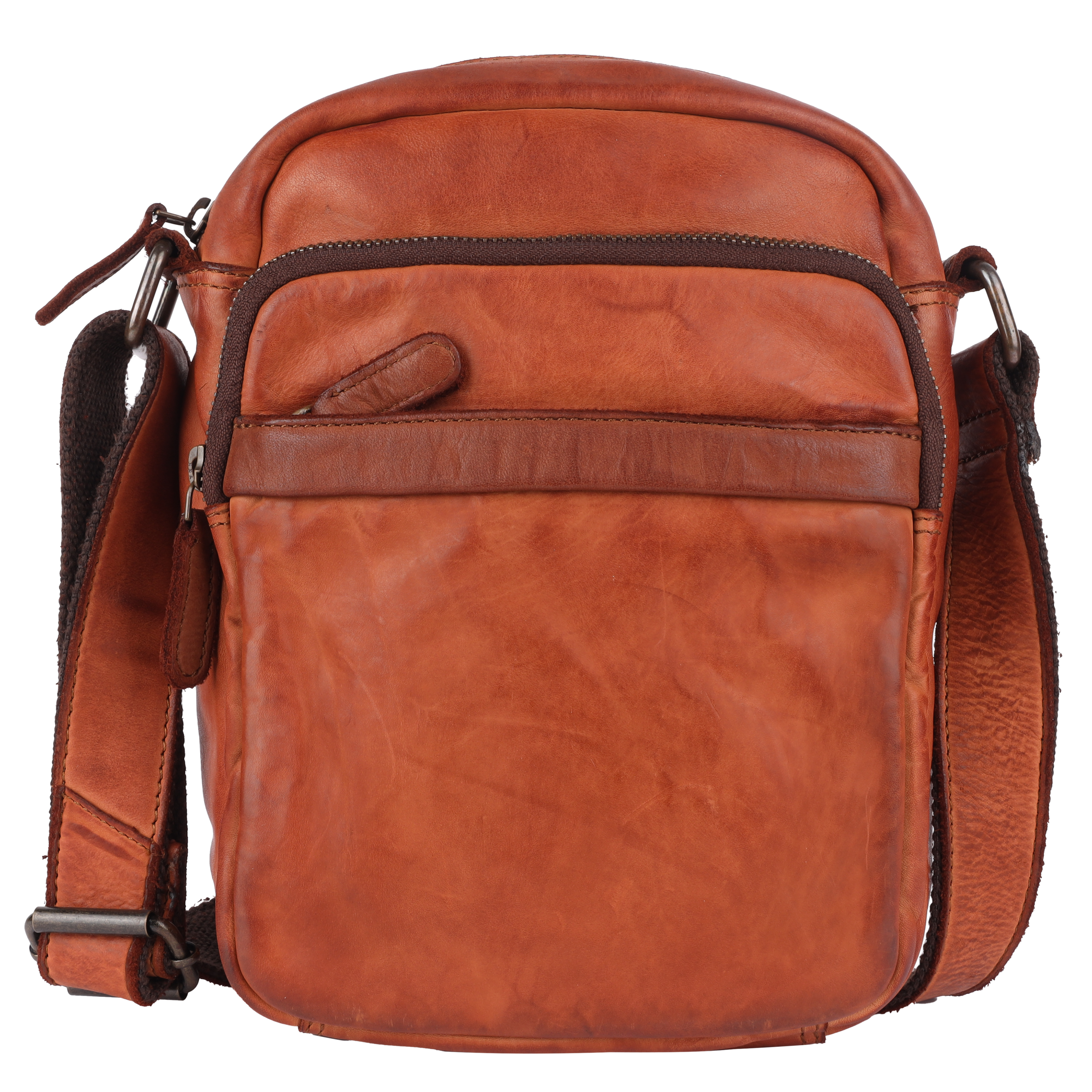 Handtasche Rhys, Gr. B/H/T: 18 cm x 24 cm x 6 cm, cognac