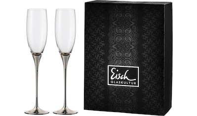 Eisch Sektglas »Champagner Exklusiv«, (Set, 2 tlg.), Auflage in Platin, 180 ml, 2-teilig kaufen