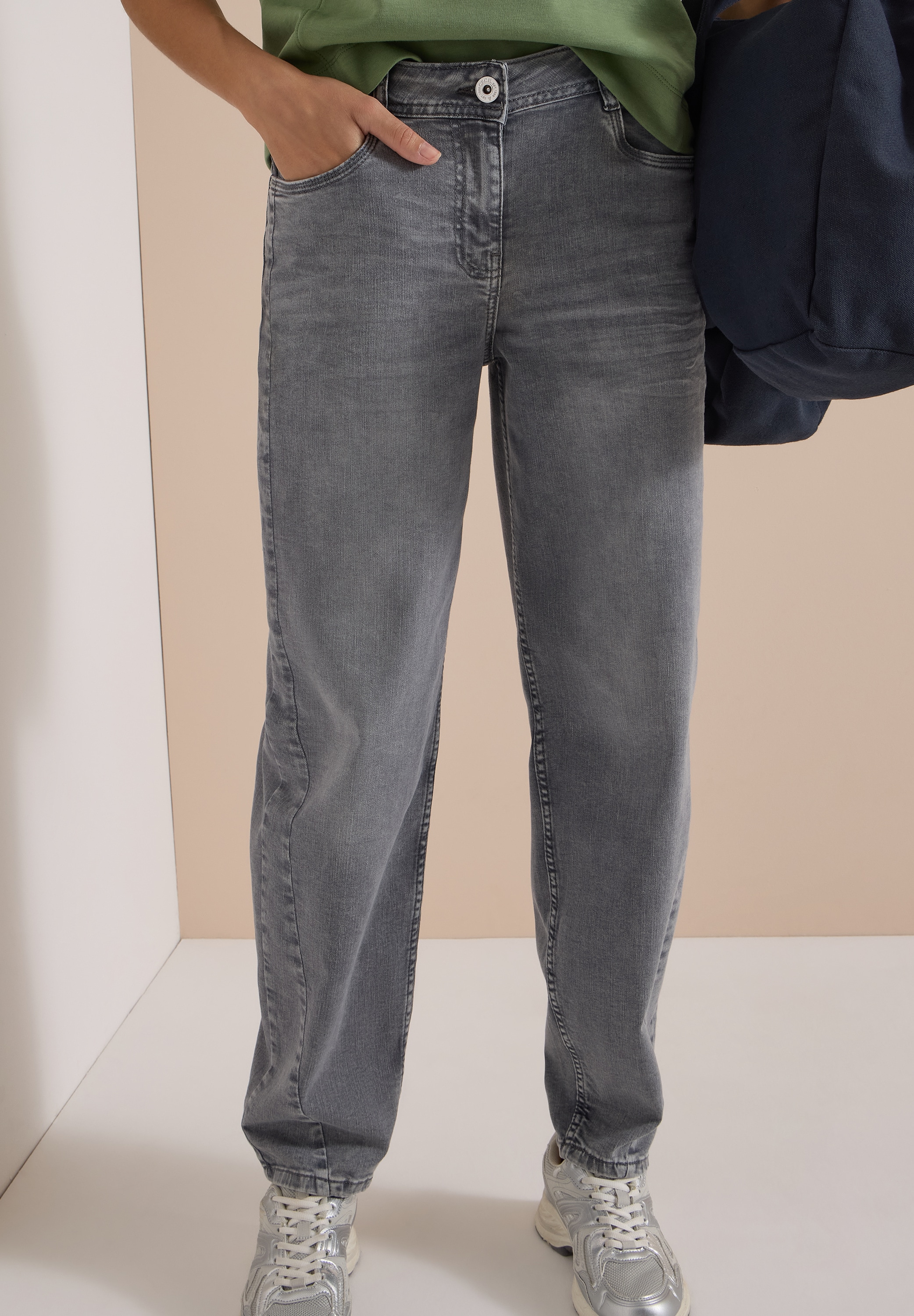 Cecil Loose-fit-Jeans »Style Scarlett« Barrel Leg mit Stretch