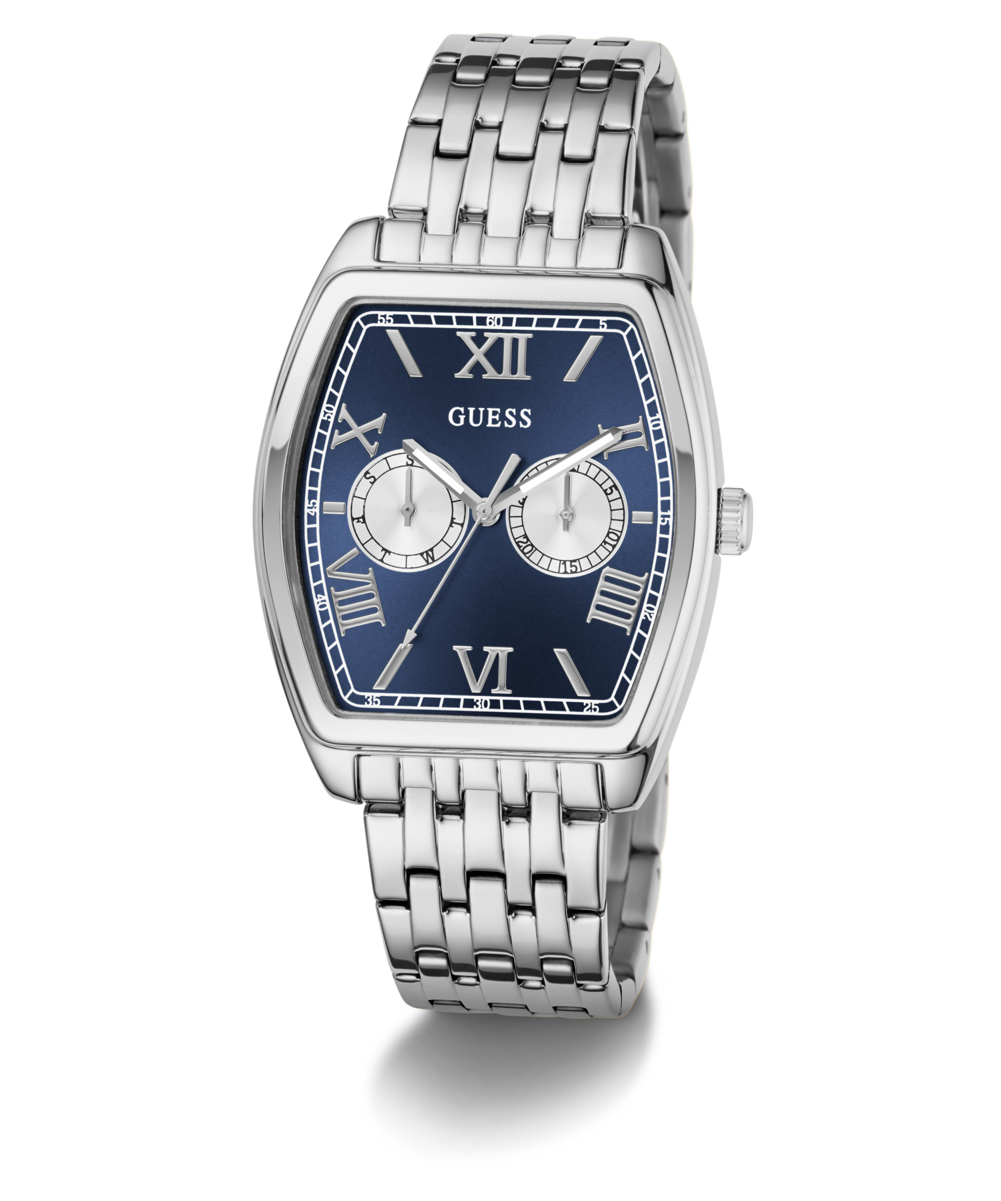 Guess Multifunktionsuhr »GABRIEL«, Quarzuhr, Armbanduhr, Herrenuhr, Edelstahlarmband, Datum