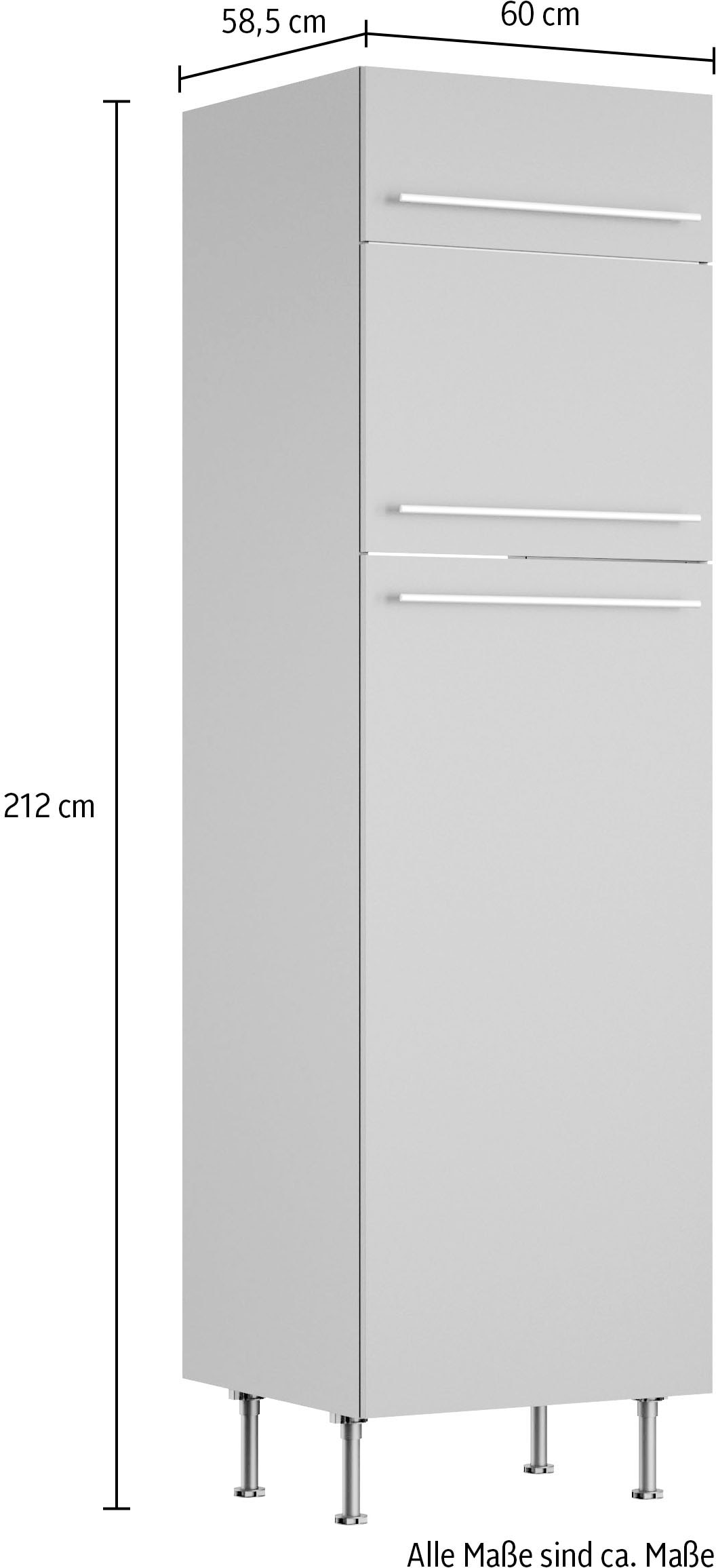 OPTIFIT Kühlumbauschrank »Bern2«, Breite 60 cm, Höhe 211,8 cm, 1 Klappe, 2Türen