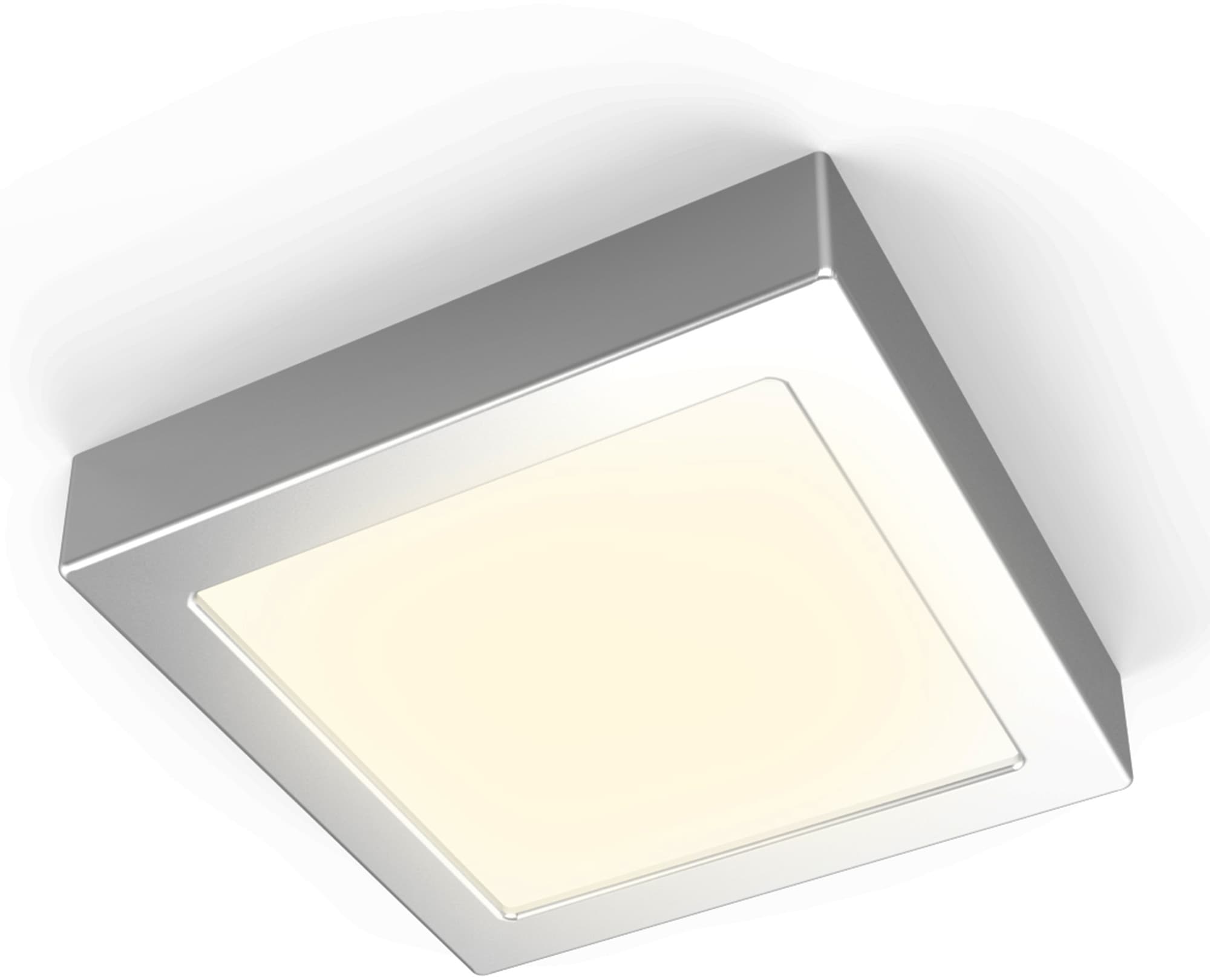 auf bestellen »Garnet«, LED Lampe Unterbauleuchte LED 12W 1 B.K.Licht Aufbauleuchte flammig-flammig, Raten Aufbaustrahler Aufputzspot Panel