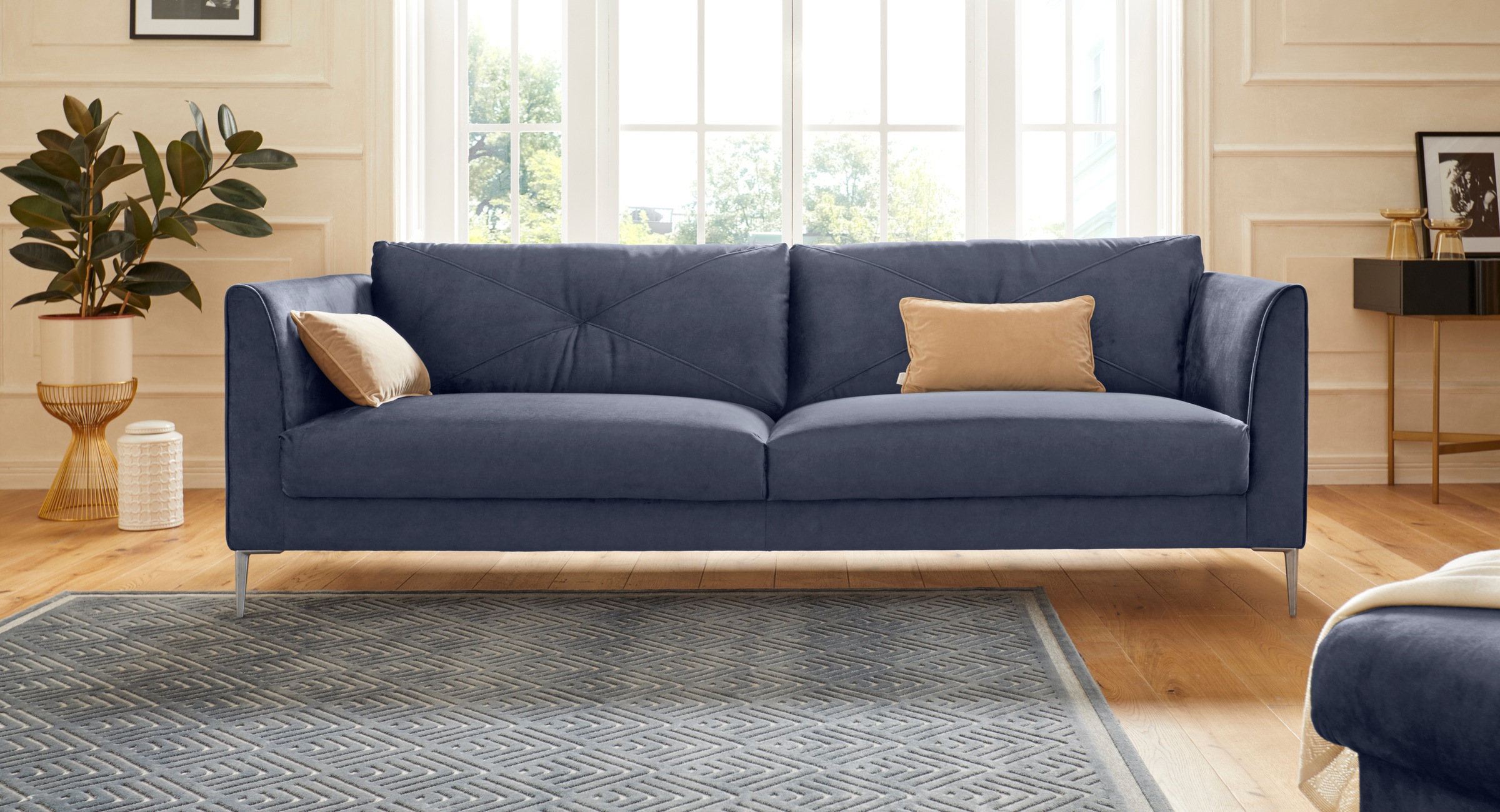 Guido Maria Kretschmer Home&Living 2,5-Sitzer Chilltime, mit eleganter Kreu günstig online kaufen