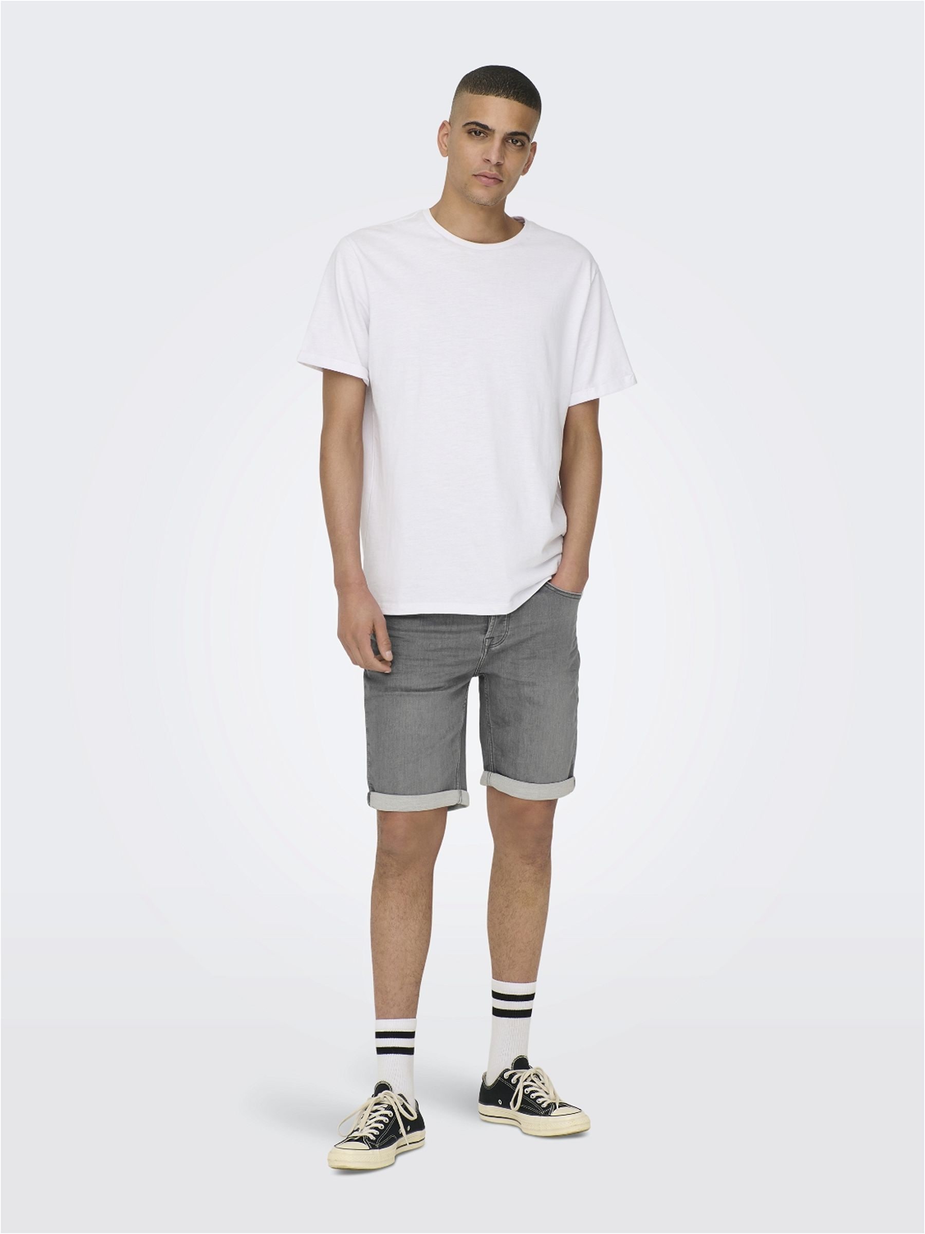 4. Bild von ONLY & SONS Jeansshorts »ONSPLY LIGHT BLUE 5189 SHORTS DNM NOOS«