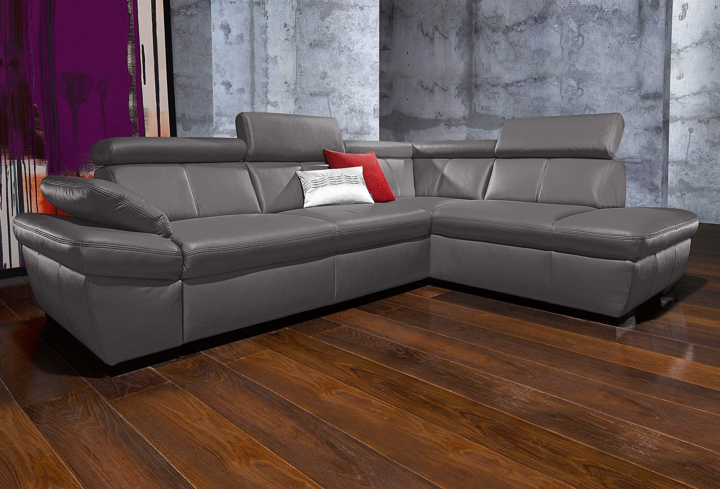 exxpo - sofa fashion Ecksofa "Salerno, klassisch modernes Funktionssofa, ho günstig online kaufen