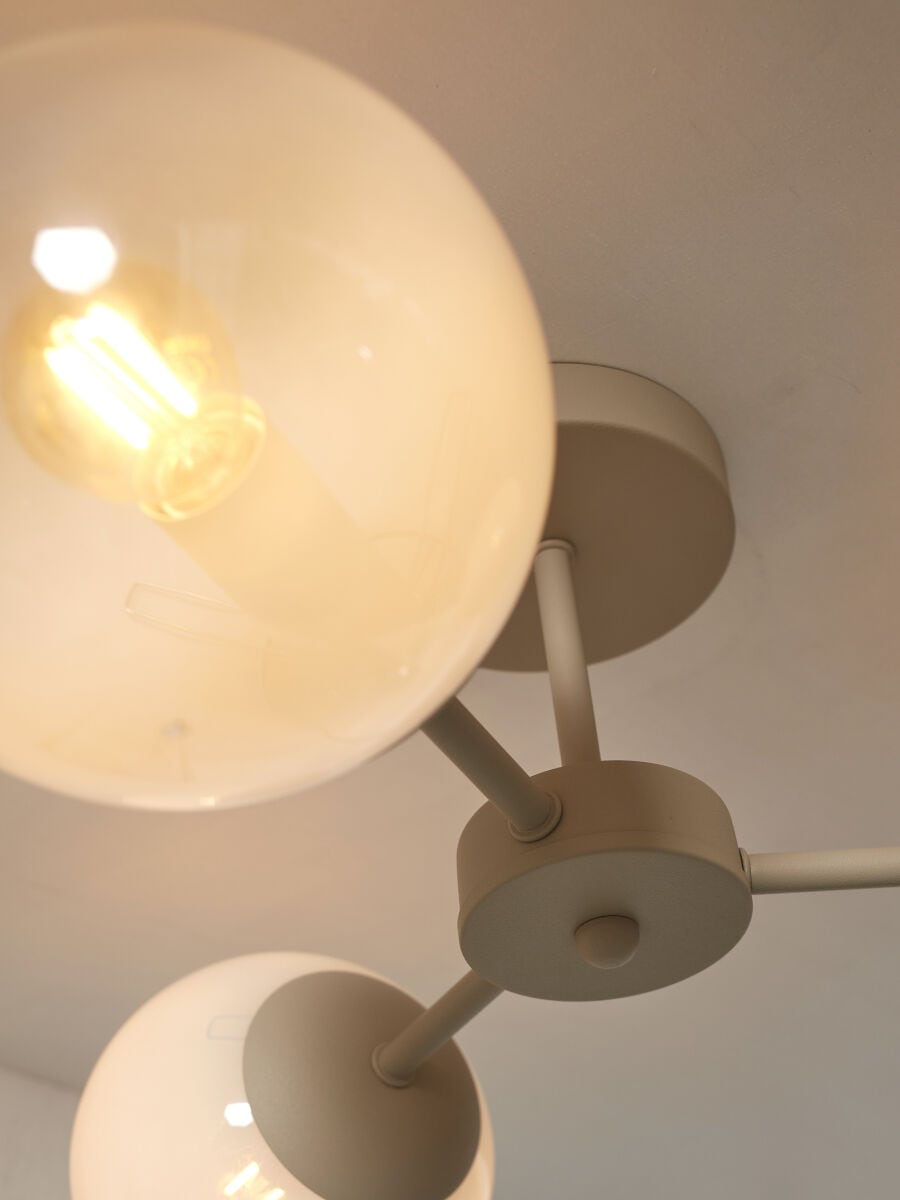 it's About RoMi Deckenleuchte »ASPEN«, 3 flammig, Leuchtmittel E14 | LED wechselbar, Glass mit Farbeverlauf