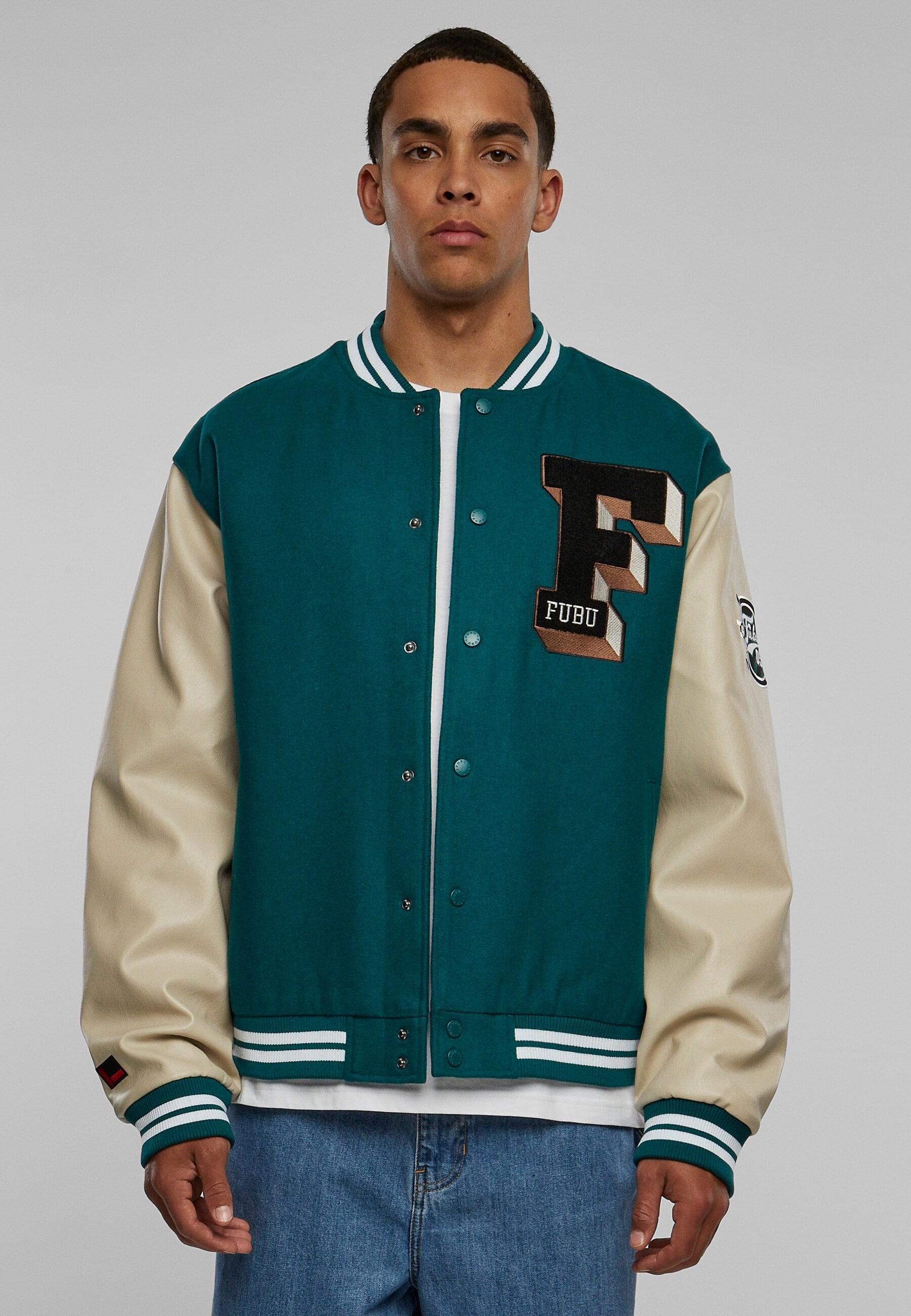 Fubu Bomberjacke »Fubu Herren FM233-009-2 FUBU College Varsity Jacket« 1 Stk. tlg. ohne Kapuze