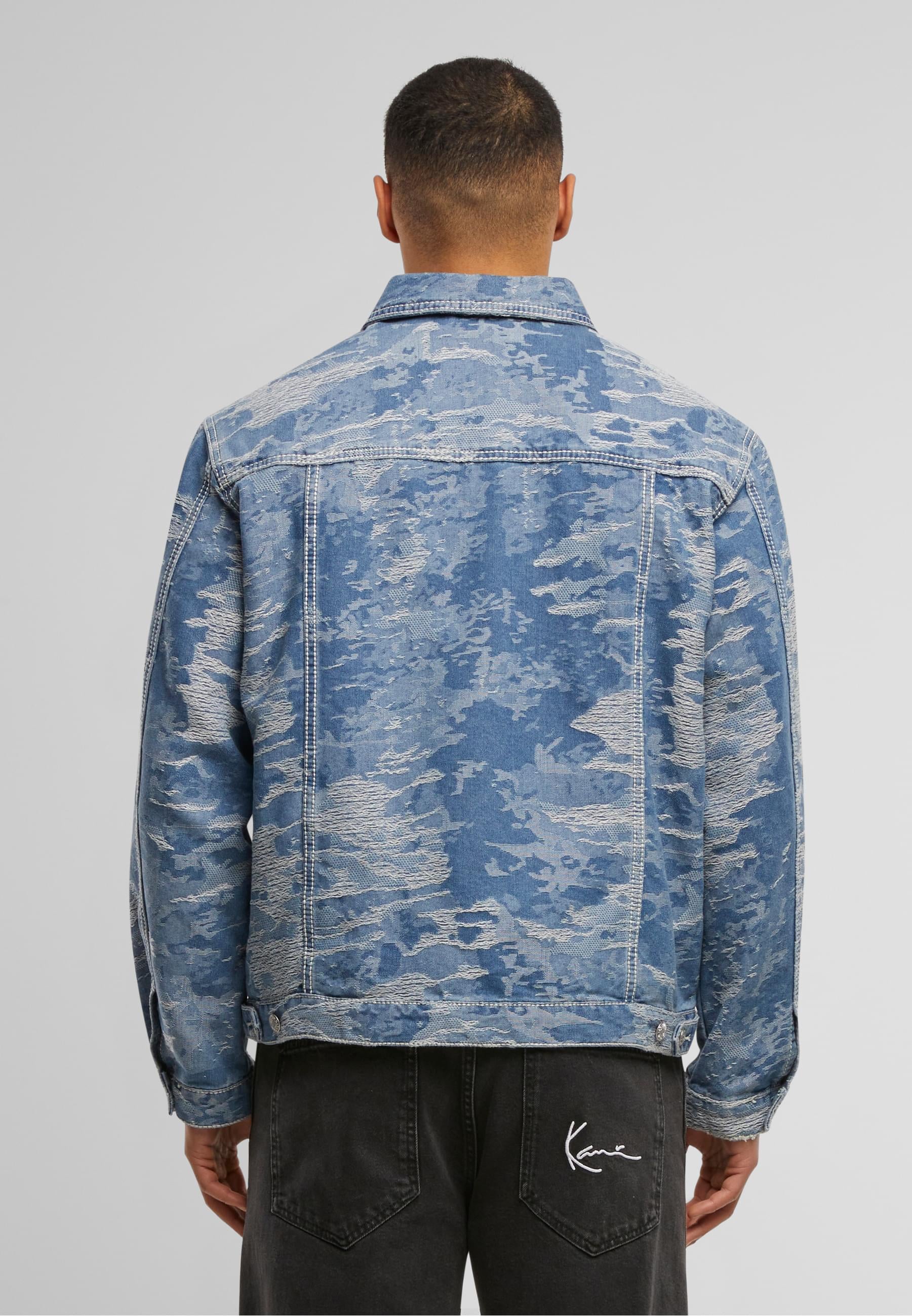 Karl Kani Jeansjacke »Karl Kani OG K Distress Camo OS Denim Jacket« 1 Stk. tlg. ohne Kapuze