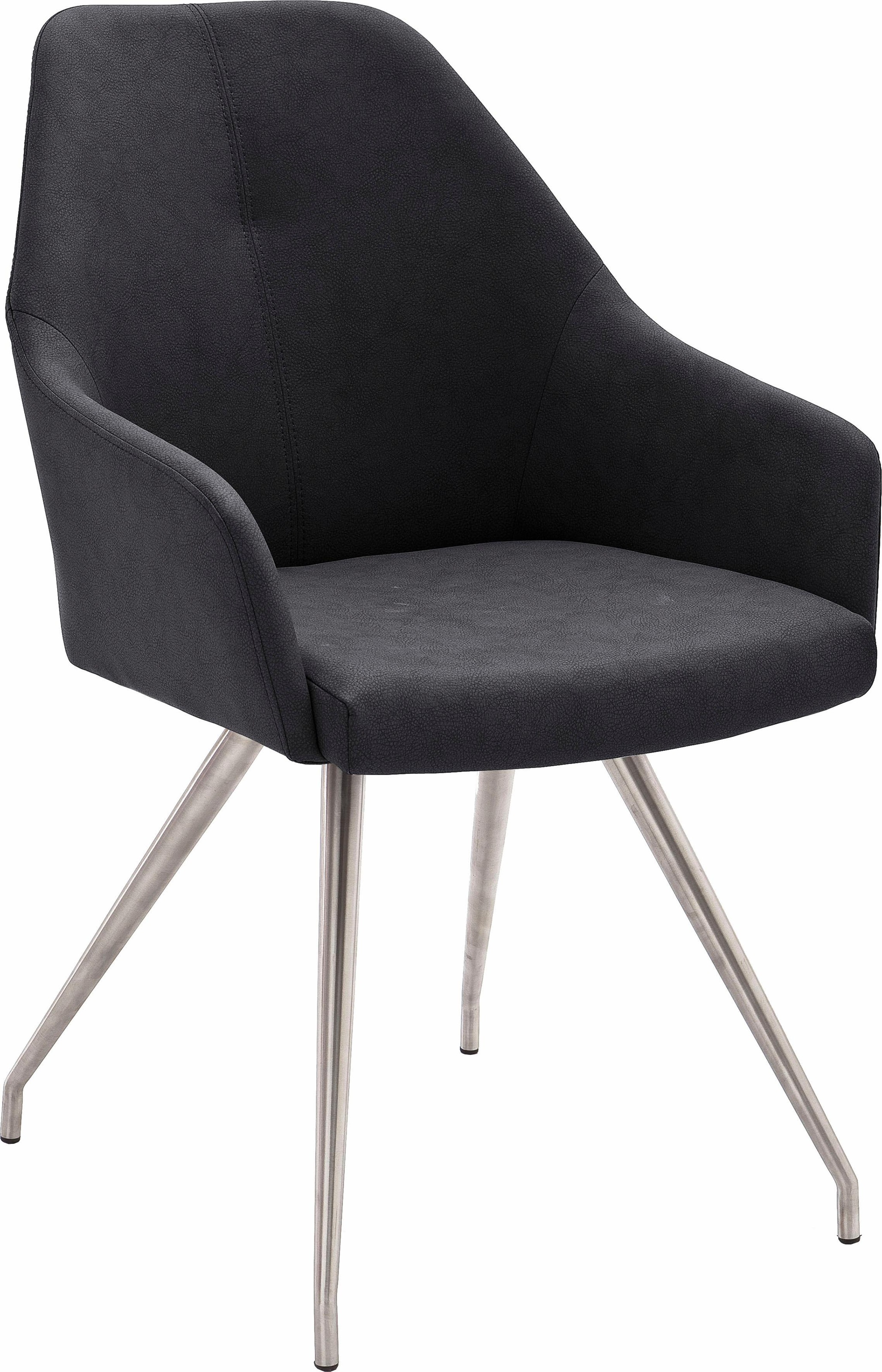 MCA furniture 4-Fußstuhl »Madita A-Oval«, (Set), 2 St., Kunstleder, Stuhl b günstig online kaufen