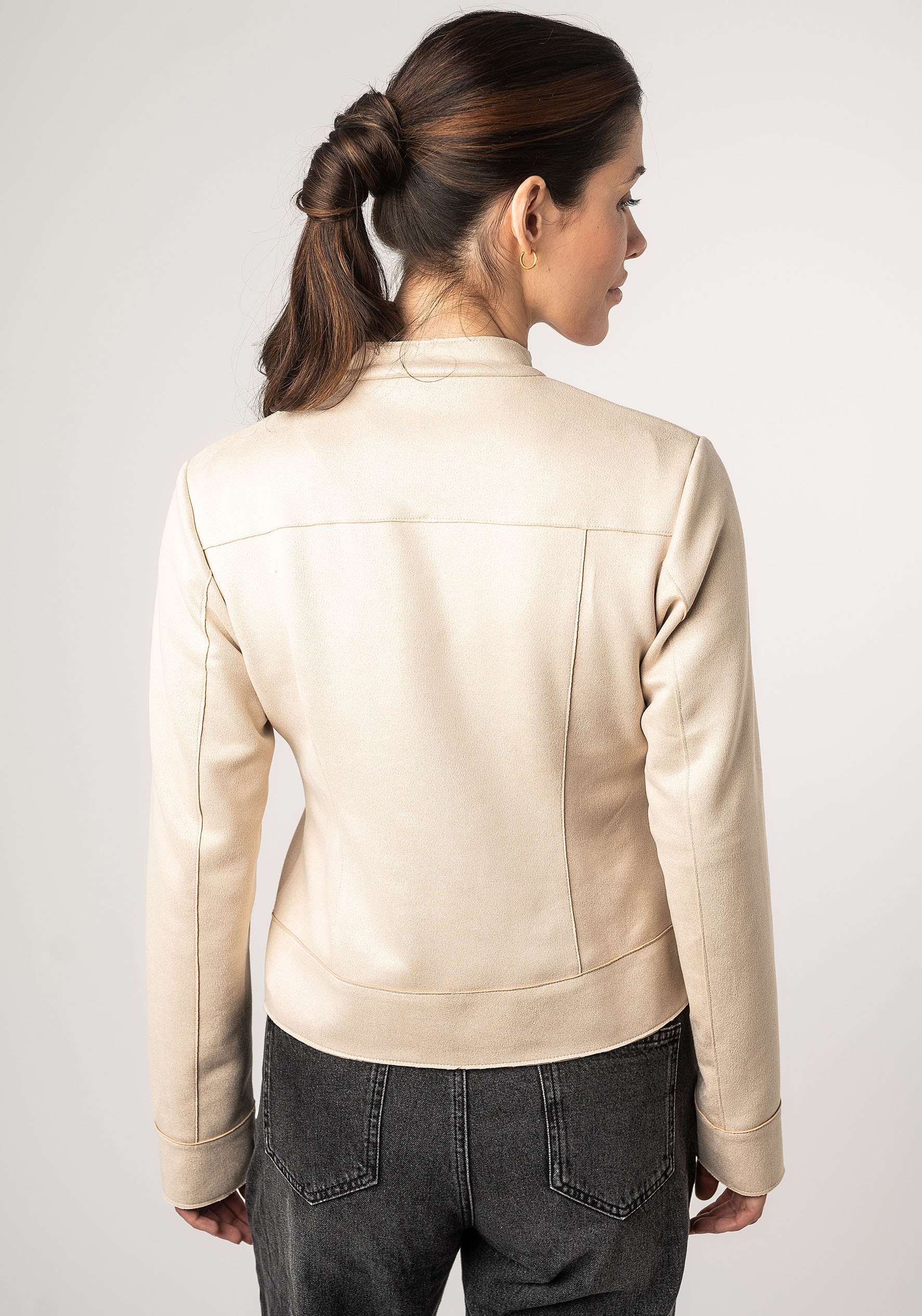 Mauritius Lederimitatjacke »2Wmaryama«, in Unifarbe