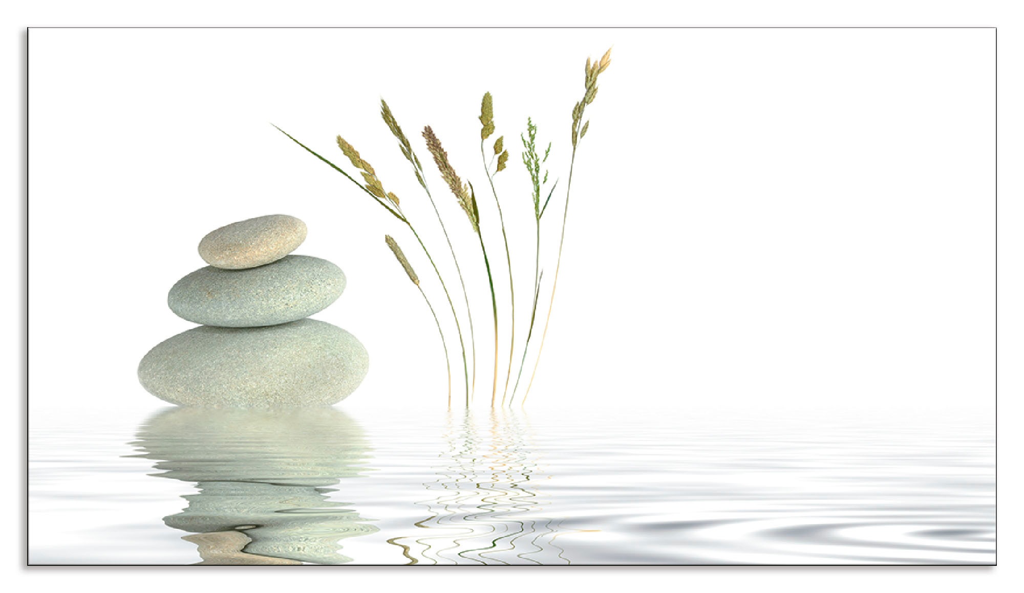 Artland Küchenrückwand »Zen Friede«, (1 tlg.), Alu Spritzschutz mit Klebeba günstig online kaufen