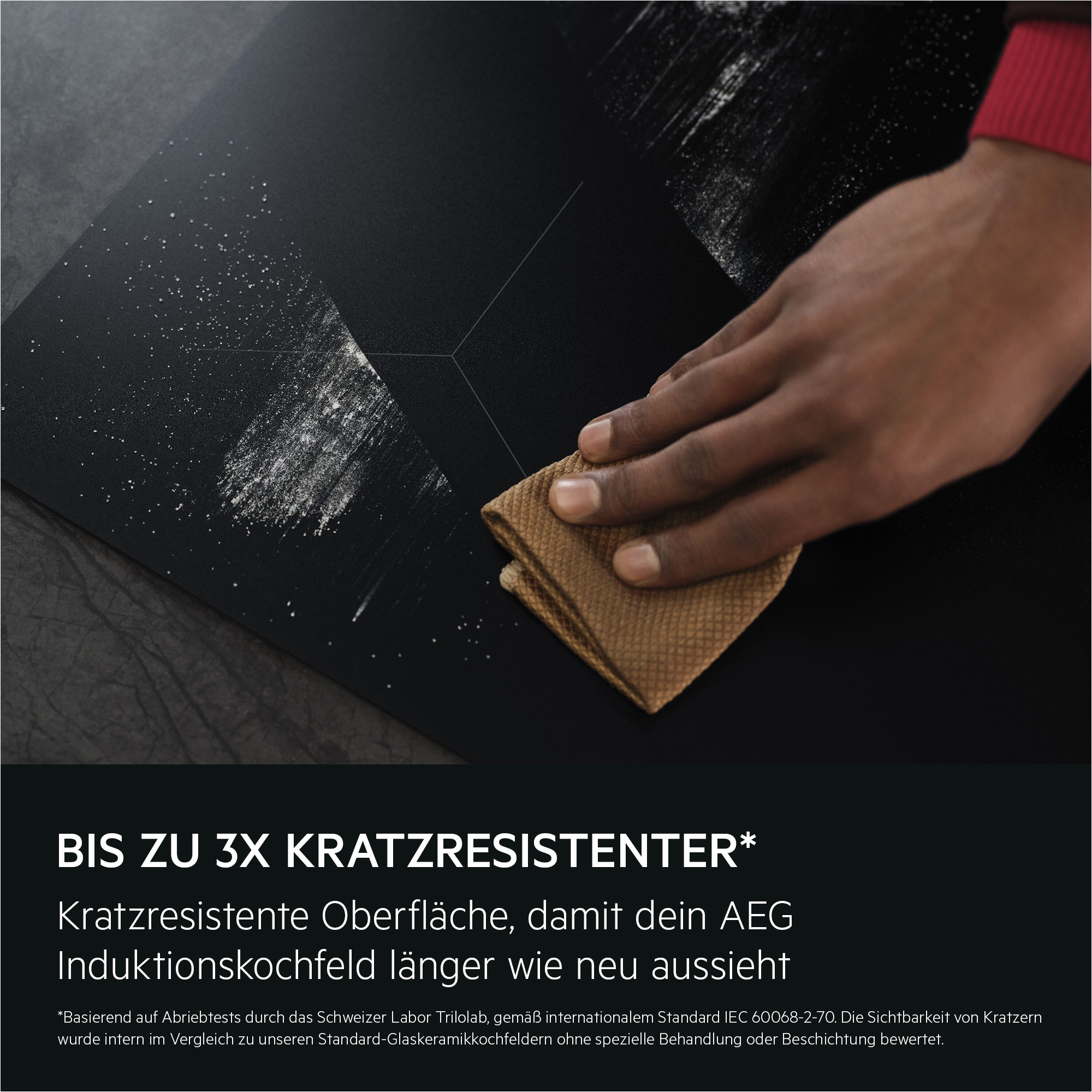 AEG Induktions-Kochfeld »TO64ICOFIT« SaphirMatt® SE: 3× Kratzresistenz, robust & langlebig, Made in Germany