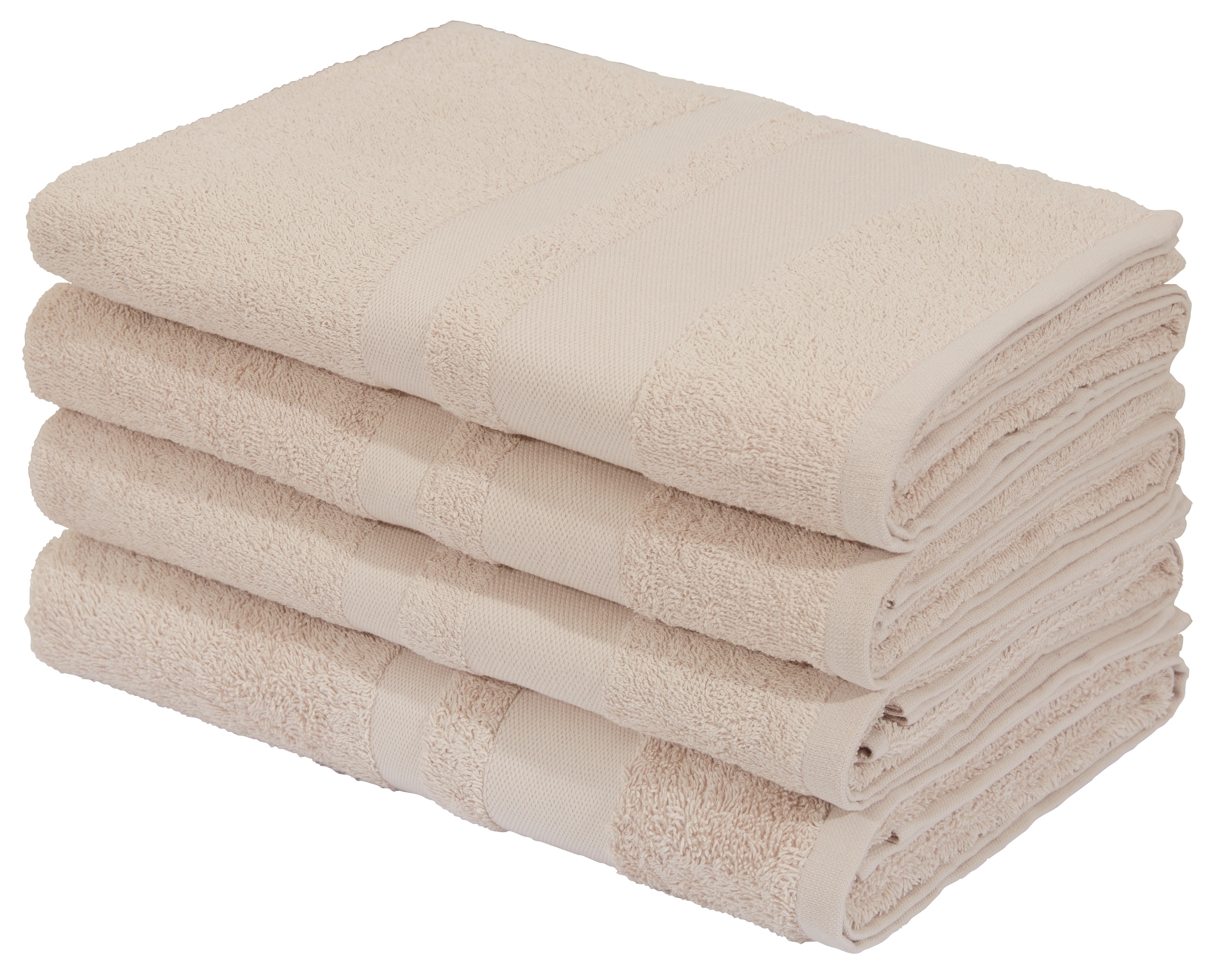 my home Duschtücher »Vanessa 4x 70x140cm«, (Set, 4 St., 4er Set Badetücher günstig online kaufen