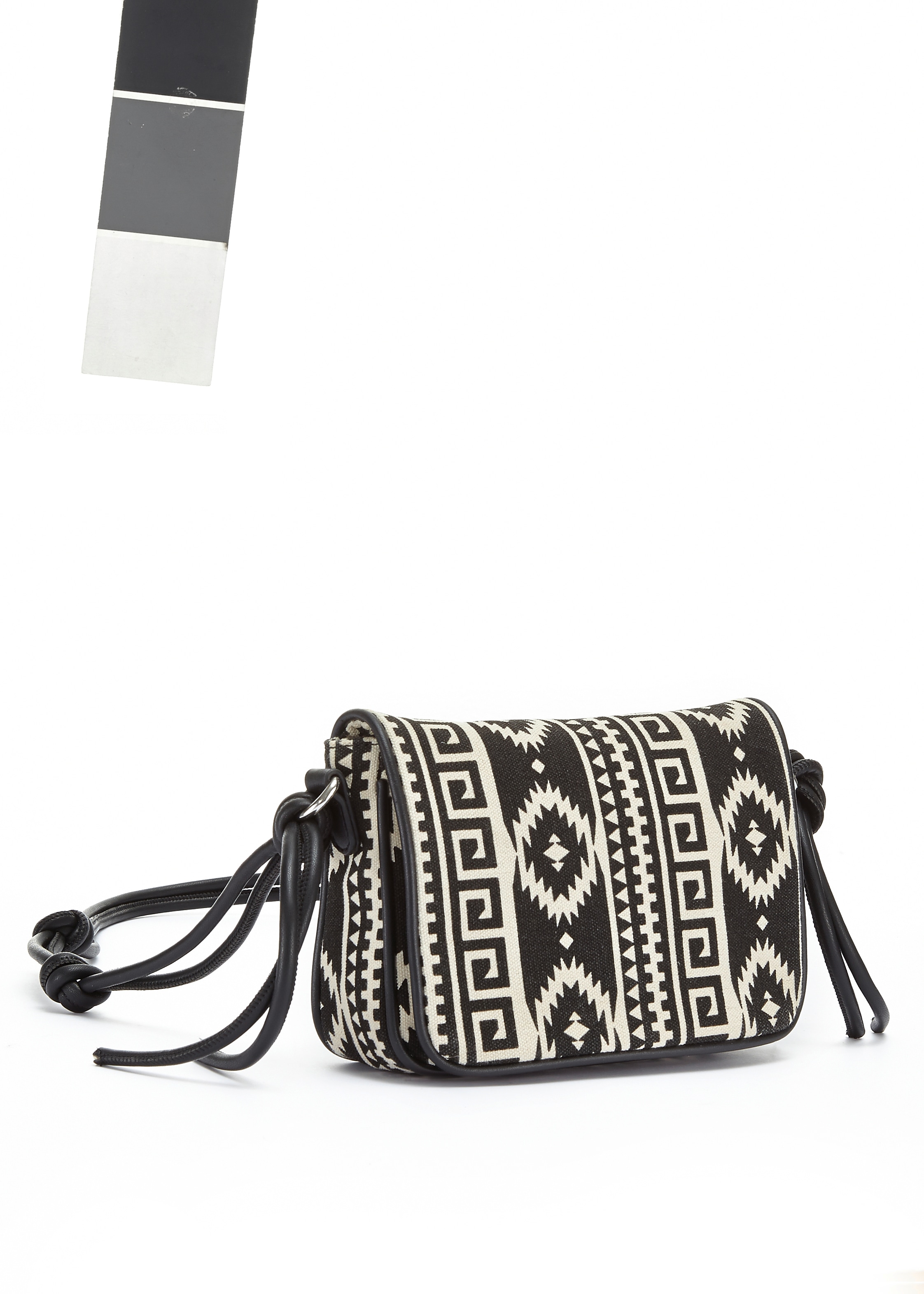 LASCANA Umhängetasche »Crossbody Bag«, im Ethno Look, Minibag, Handtasche, Schultertasche, Tragetasche VEGAN