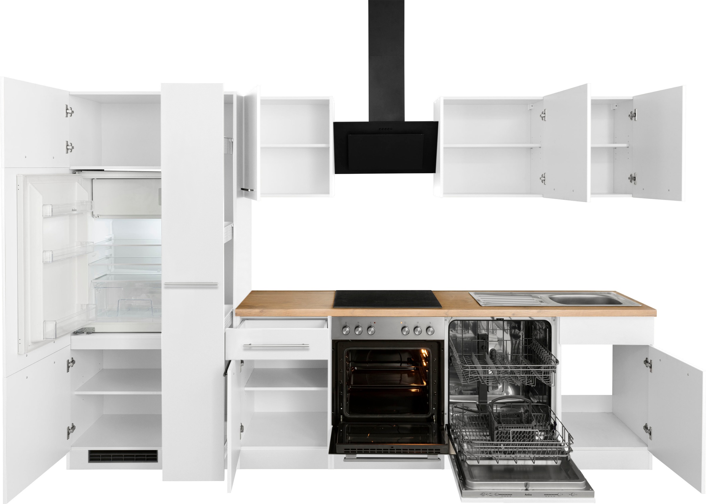 wiho Küchen Küchenzeile »Unna«, cm Breite bestellen 310 E-Geräten, mit online