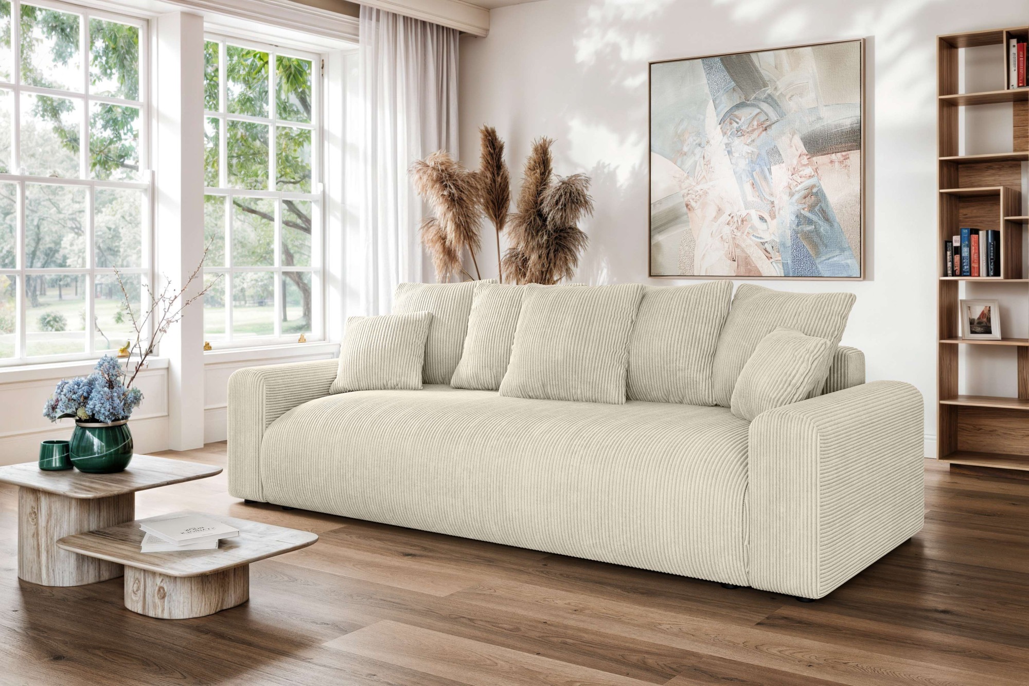 Home affaire Big-Sofa »LAKESIDE klein 3-Sitzer Schlafsofa mit Bettkasten, B günstig online kaufen
