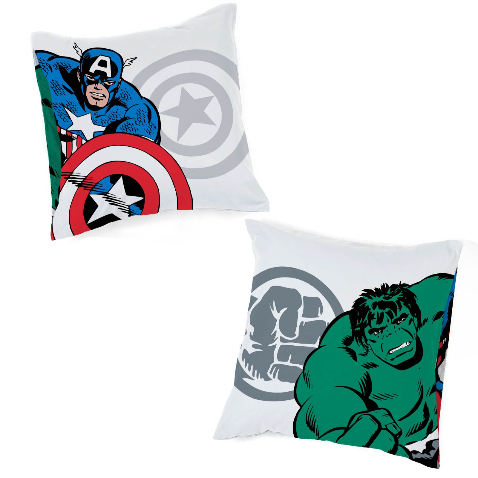 MARVEL Kinderbettwäsche »Marvel Comics Bettbezug-Set 135x200 cm + Kissenbezug 80x80 cm« 2 tlg. 100 % Baumwolle, maschinenwaschbar, wendbar