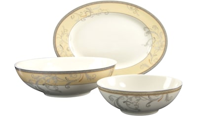 Servier-Set »Villa Medici«, (Set, 3 tlg., 1 Platte oval, 2 Schüsseln)