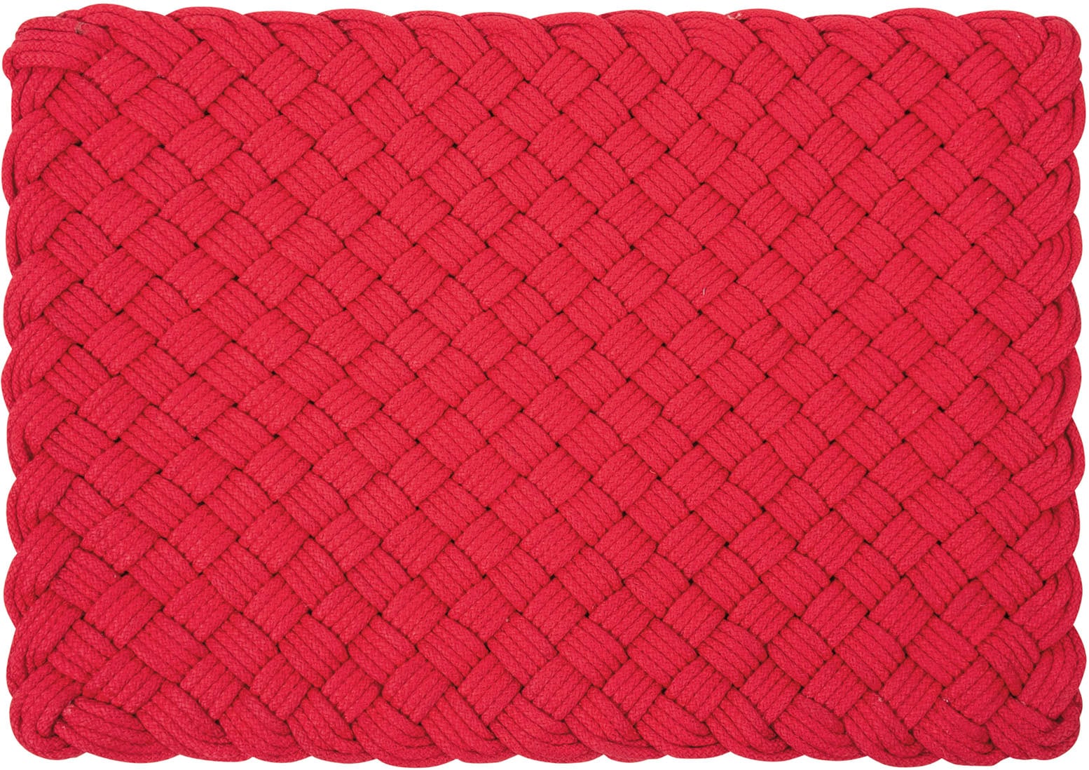 PAD Fußmatte »SCOR« rechteckig 21 mm Höhe Schmutzfangmatte, handgewebt, Uni Farben, In- und Outdoor geeignet