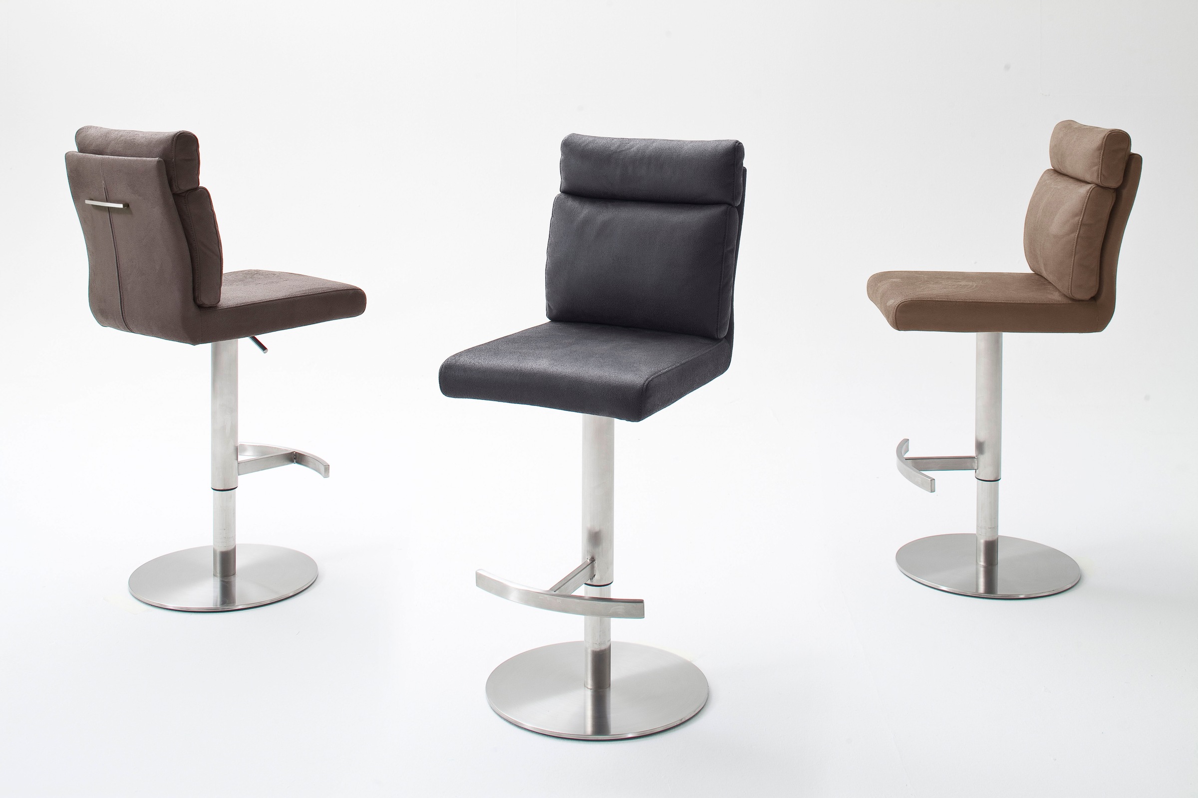MCA furniture Bistrostuhl »RABEA«, Polyester, Bodenplatte rund, 360° drehba günstig online kaufen