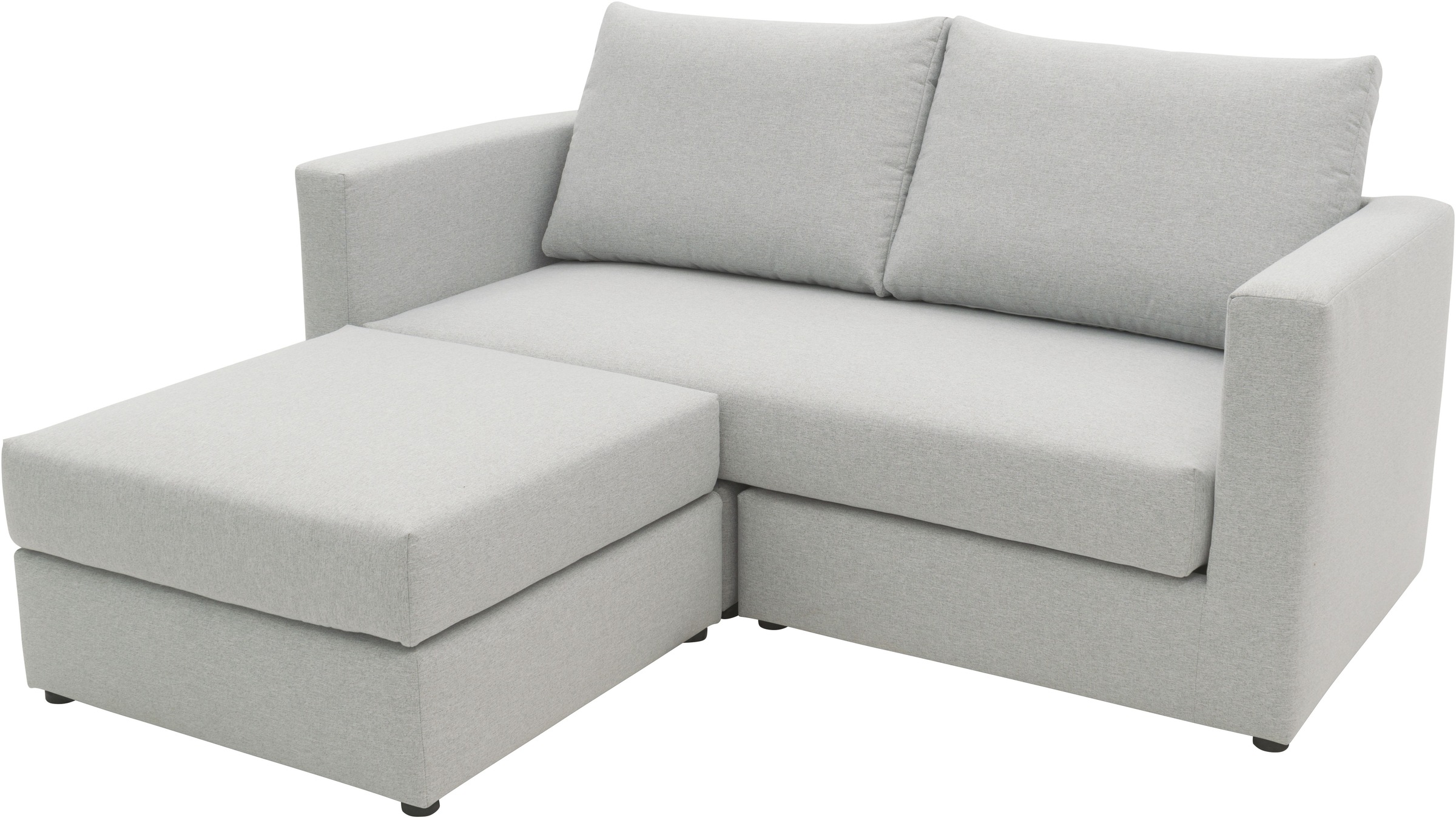 DOMO collection 2-Sitzer »800015, als Sitzmöbel oder Schlafgelegenheit nutzbar, Schlafsofa«, Sitzfläche mit Federkern, inkl. 2 Rückenkissen