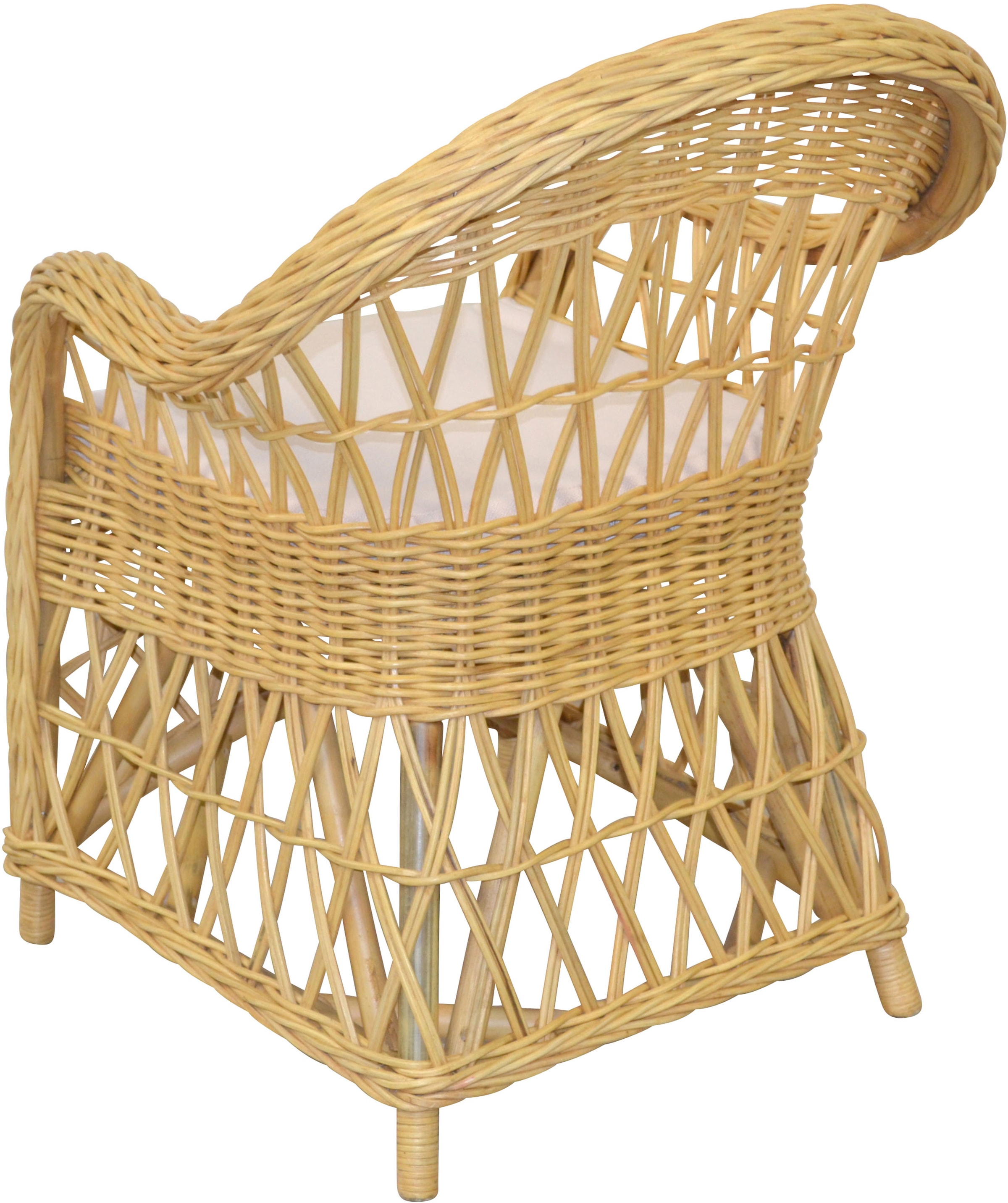 HOFMANN LIVING AND MORE Relaxsessel, (1 St.), Handgeflochten