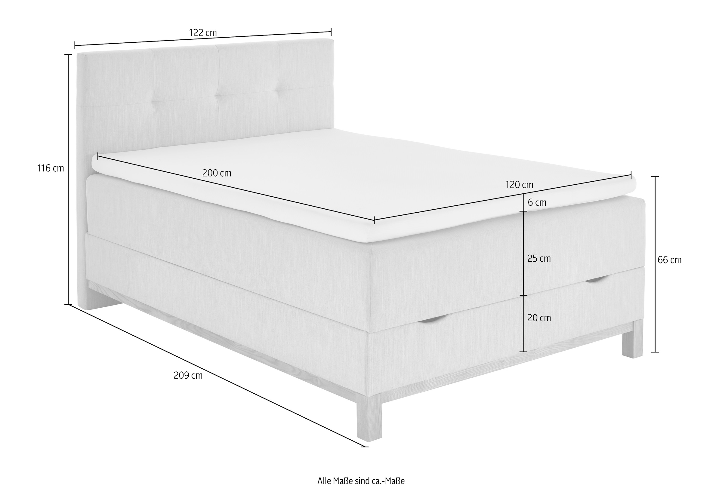 12. Bild von meise.möbel Boxspringbett »Catania«