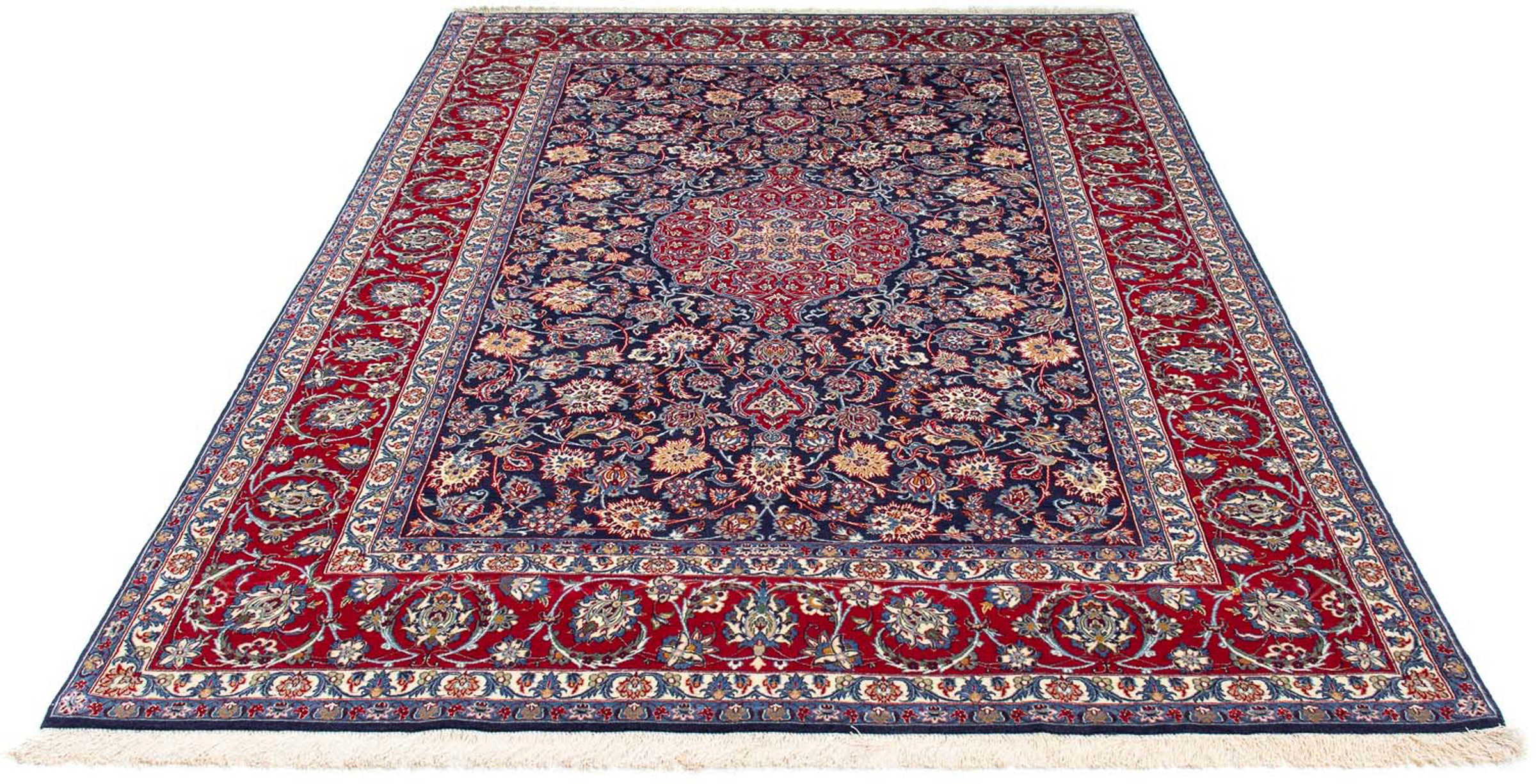 morgenland Orientteppich »Perser - Isfahan - Premium - 238 x 171 cm - dunke günstig online kaufen