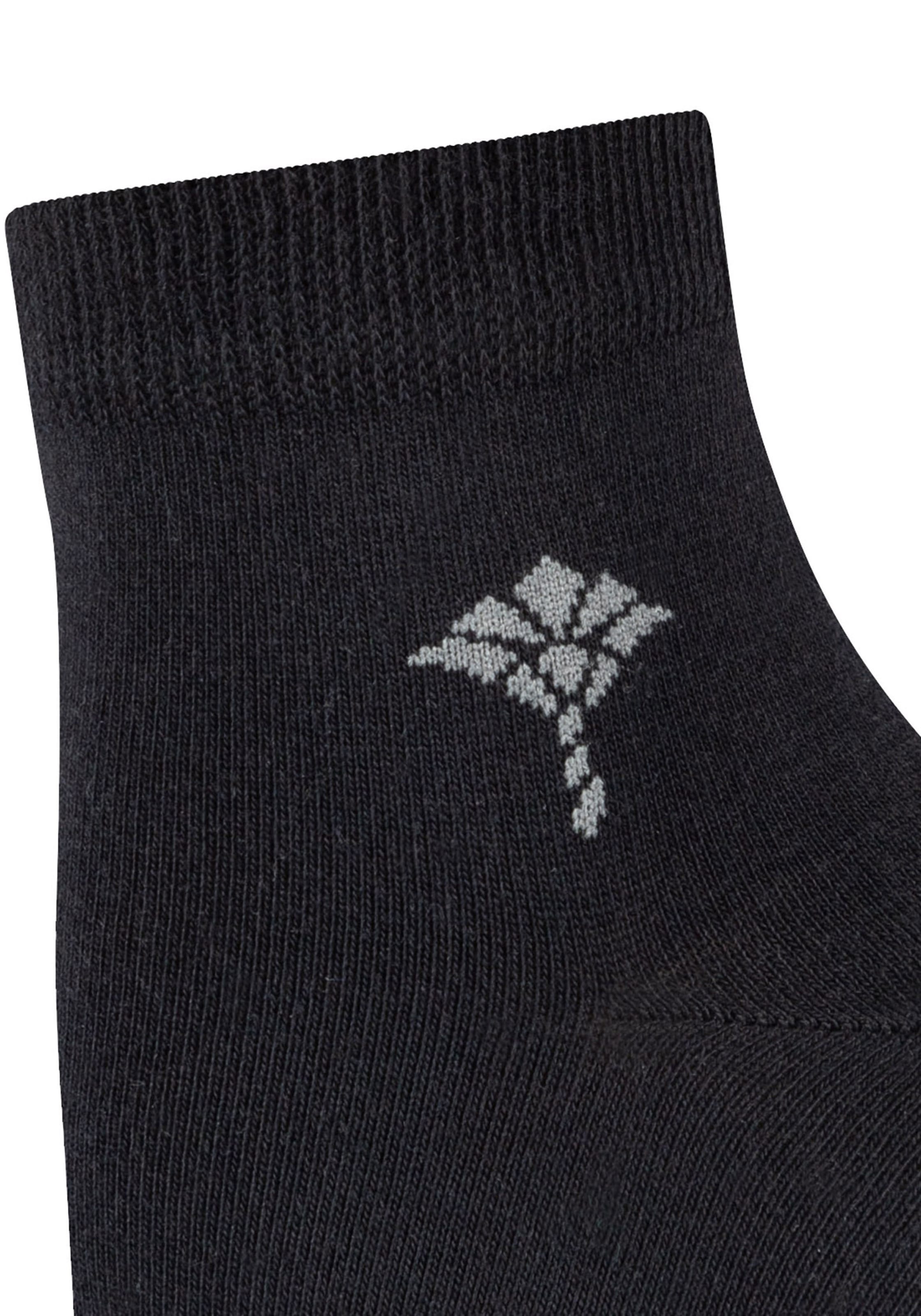 JOOP! Kurzsocken »for your daily glam«, (4 Paar), mit weichem Fußbett