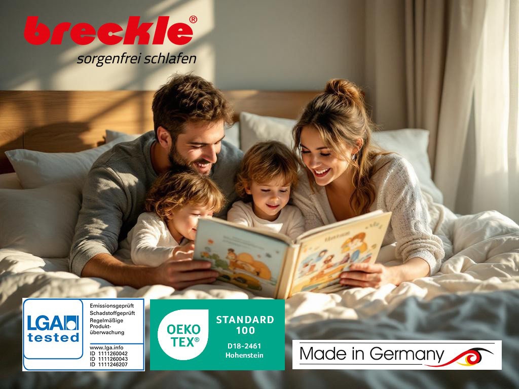 Breckle Taschenfederkernmatratze »Belvedere DeLux 1000, Matratze 90x200, 140x200 & mehr« 28 cm hoch 1.000 Federn 1-tlg., 1 Stk. tlg. Matratze in verschiedenen Größen, ergonomisch, atmungsaktiv