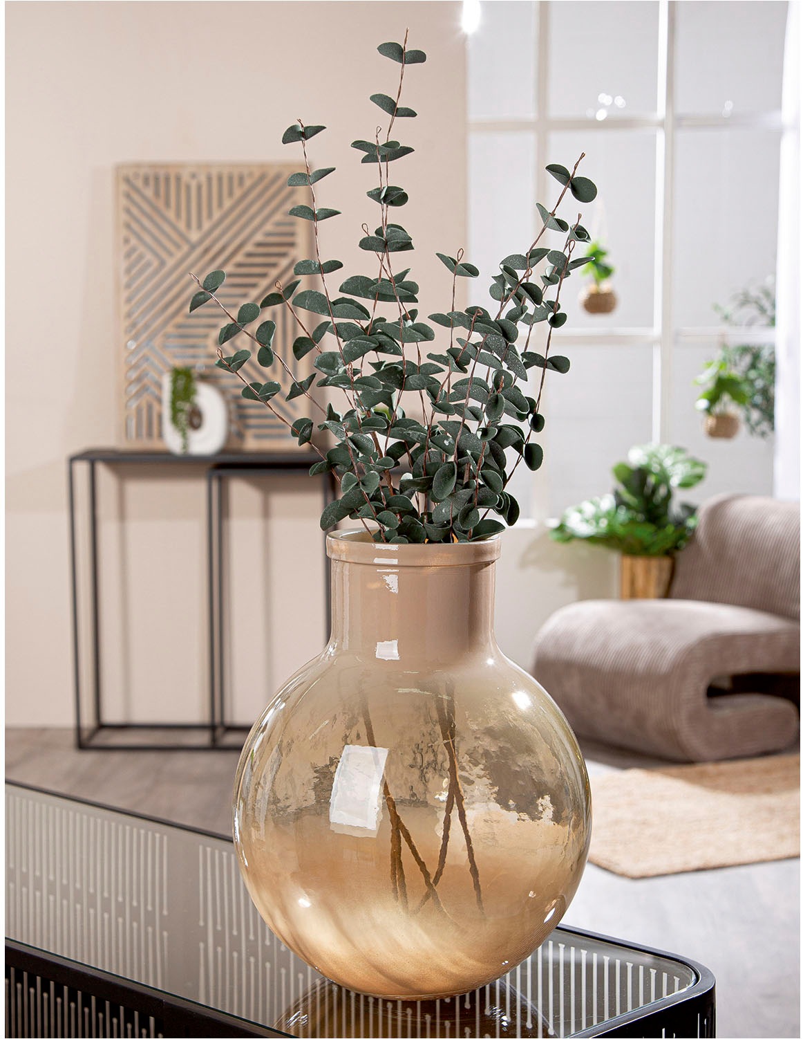 GILDE Tischvase »Vase bauchig "Novelle"«, (1 St.) günstig online kaufen