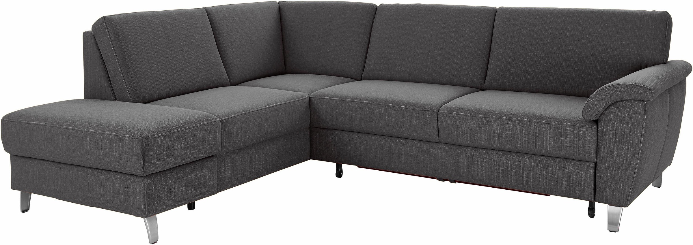 sit&more Ecksofa »Texel L-Form«, mit Federkern, wahlweise mit Bettfunktion günstig online kaufen