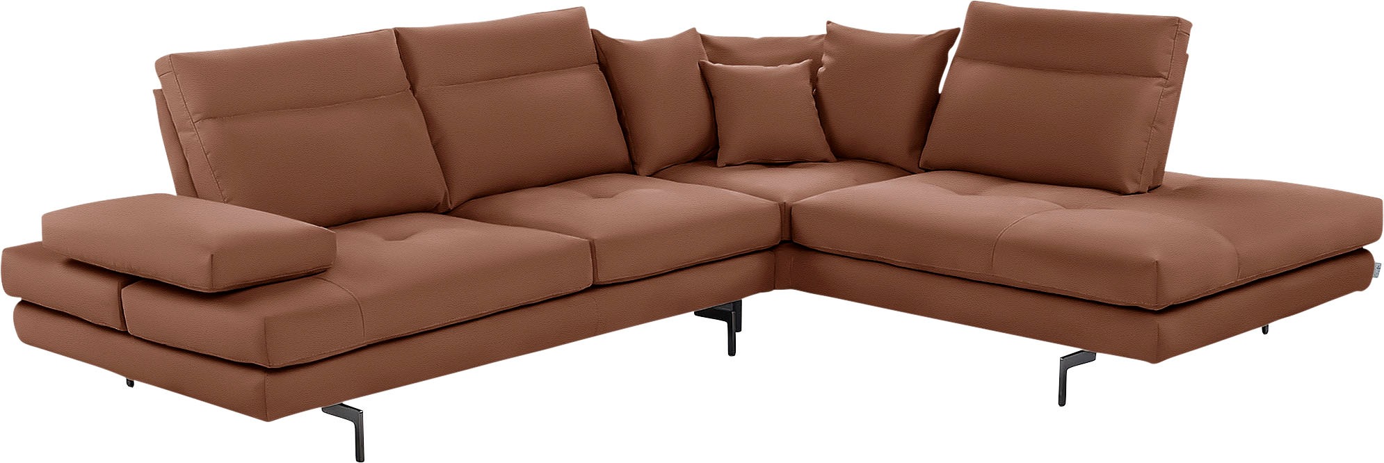 CALIA ITALIA Ecksofa »Toby Wing, Komfortsofa mit Sitzkomfort der Extraklass günstig online kaufen