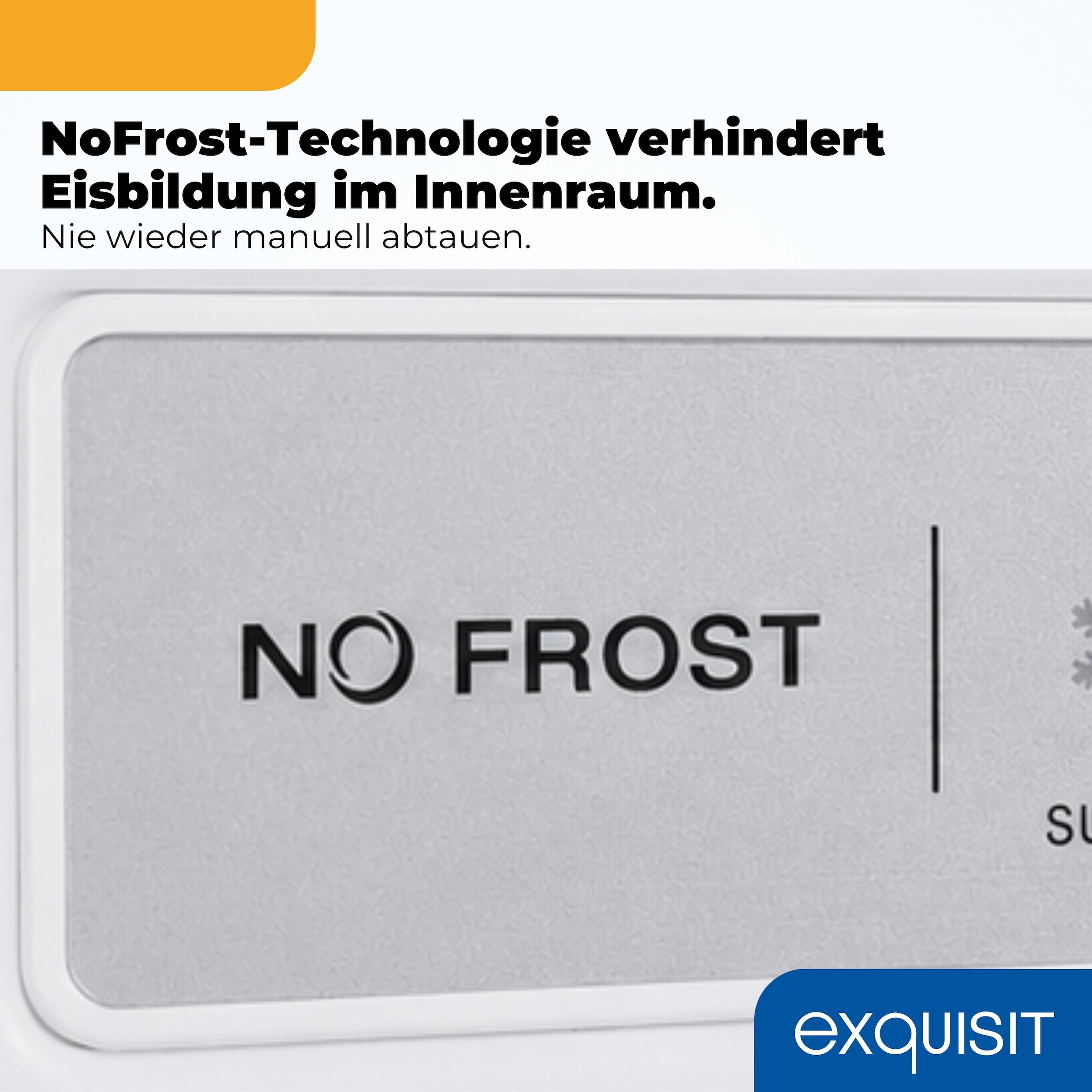 exquisit Gefrierschrank NoFrost »GS271-NF-H-040C« 170 cm hoch 54,5 cm breit Viel Platz, starke Gefrierleistung & flexible Anpassung für den Alltag