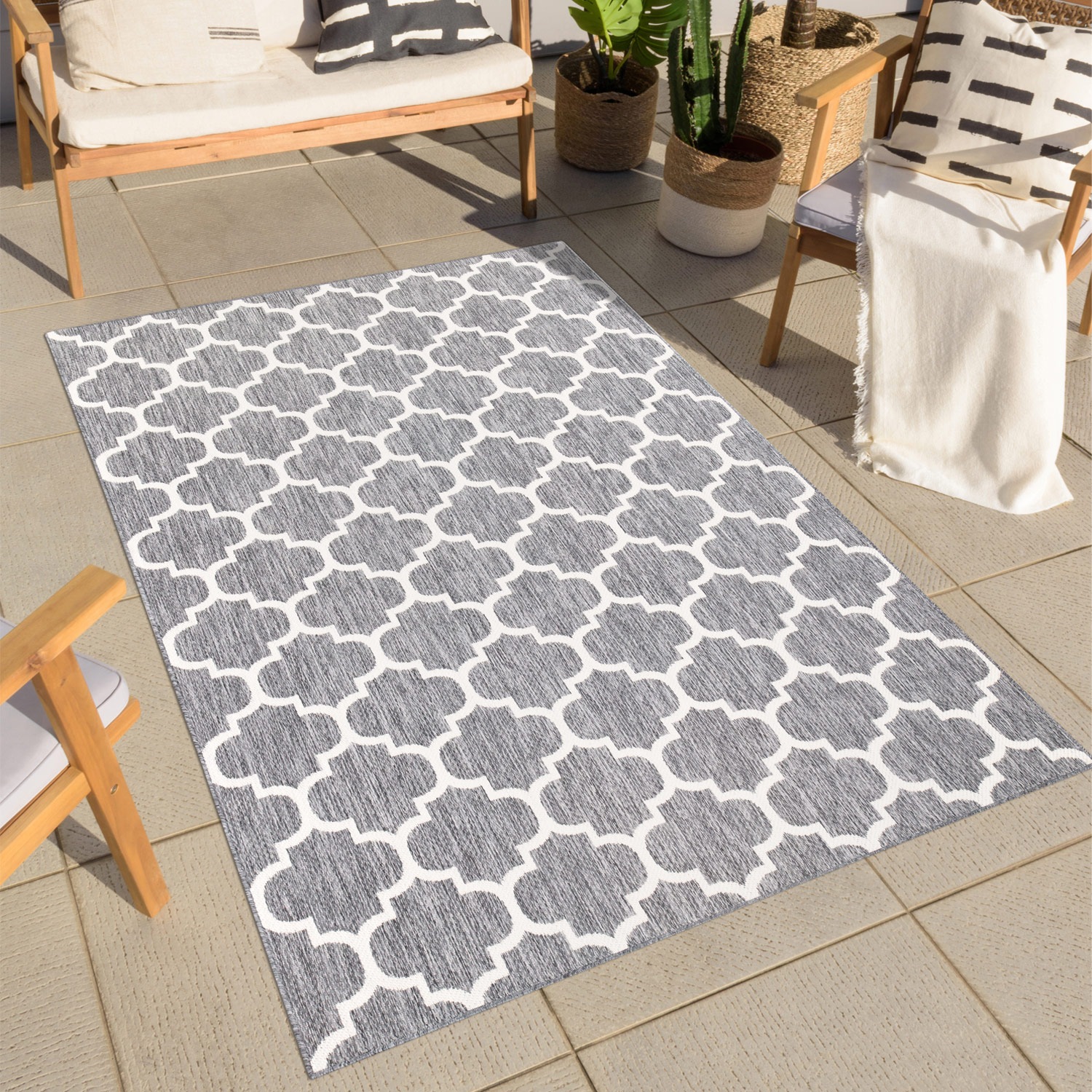 Carpet City Outdoorteppich »Outdoor 462«, rechteckig, 5 mm Höhe, Läufer, UV günstig online kaufen