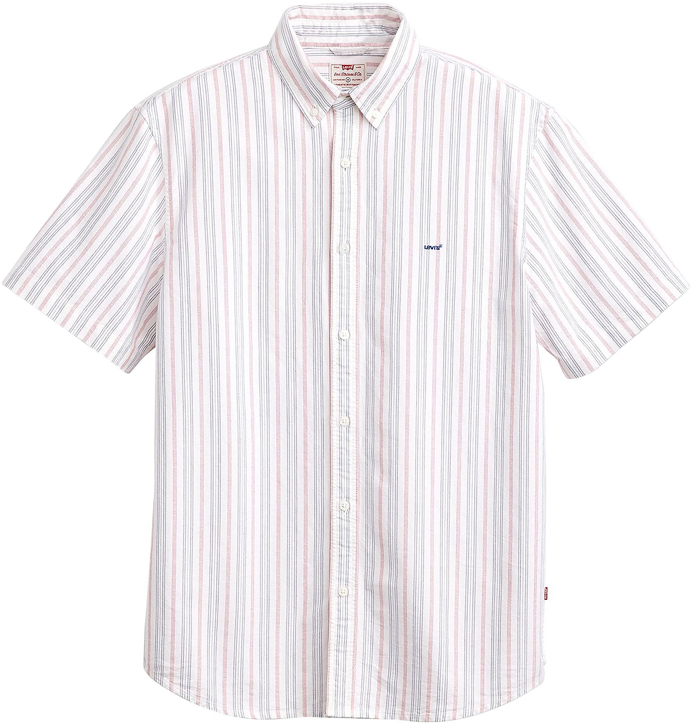 Levi's® Kurzarmhemd »SS AUTHENTIC BUTTON DOWN«, in Streifendessin, aus Baumwolle