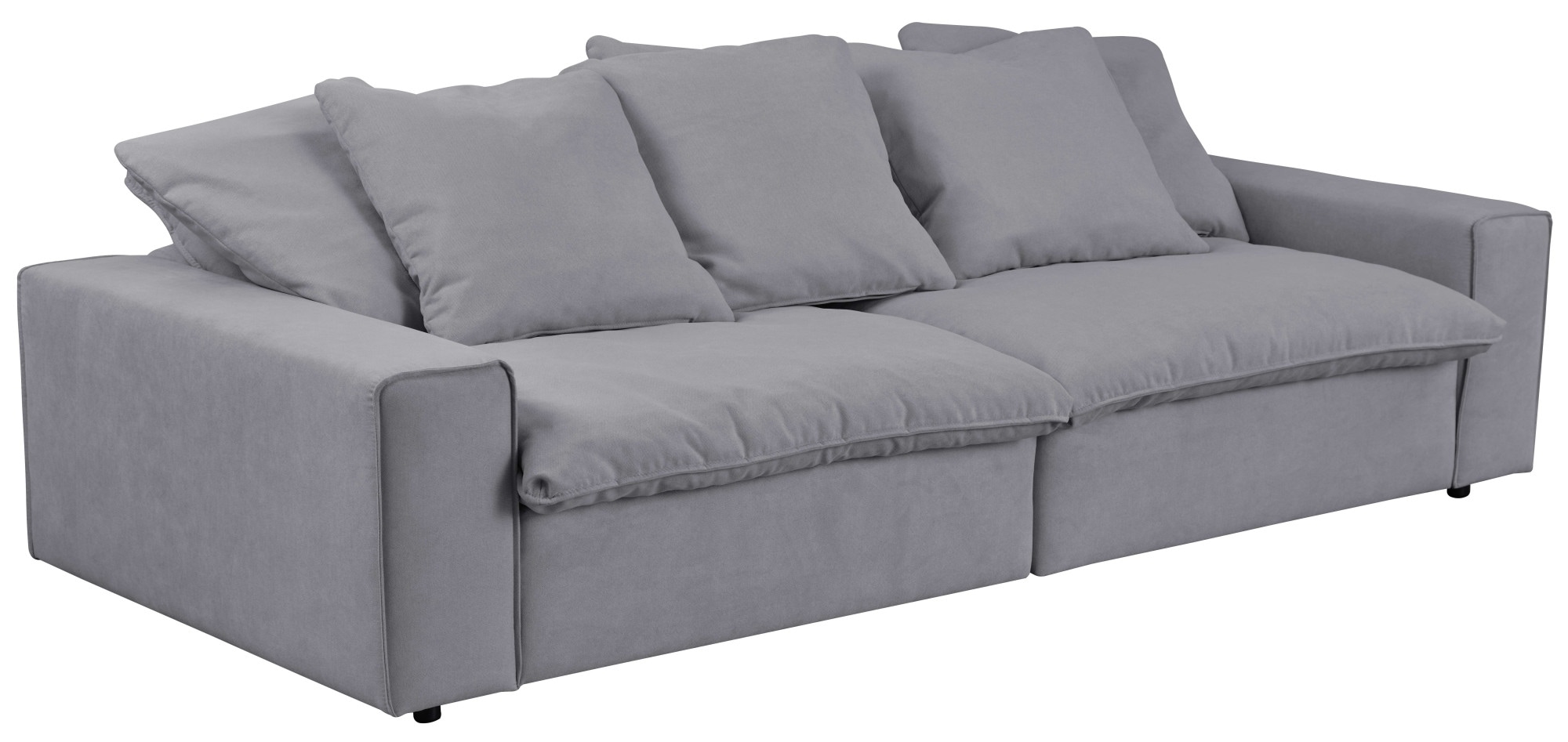 andas Big-Sofa »Venslev«, Lounge-Sofa, mit extra tiefer Sitzfläche und losen Kissen