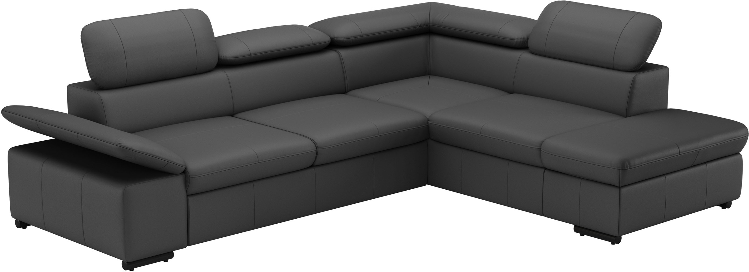 sit&more Ecksofa »Alcudia L-Form«, mit Armteilverstellung, optional Kopfteilverstellung und Bettfunktion