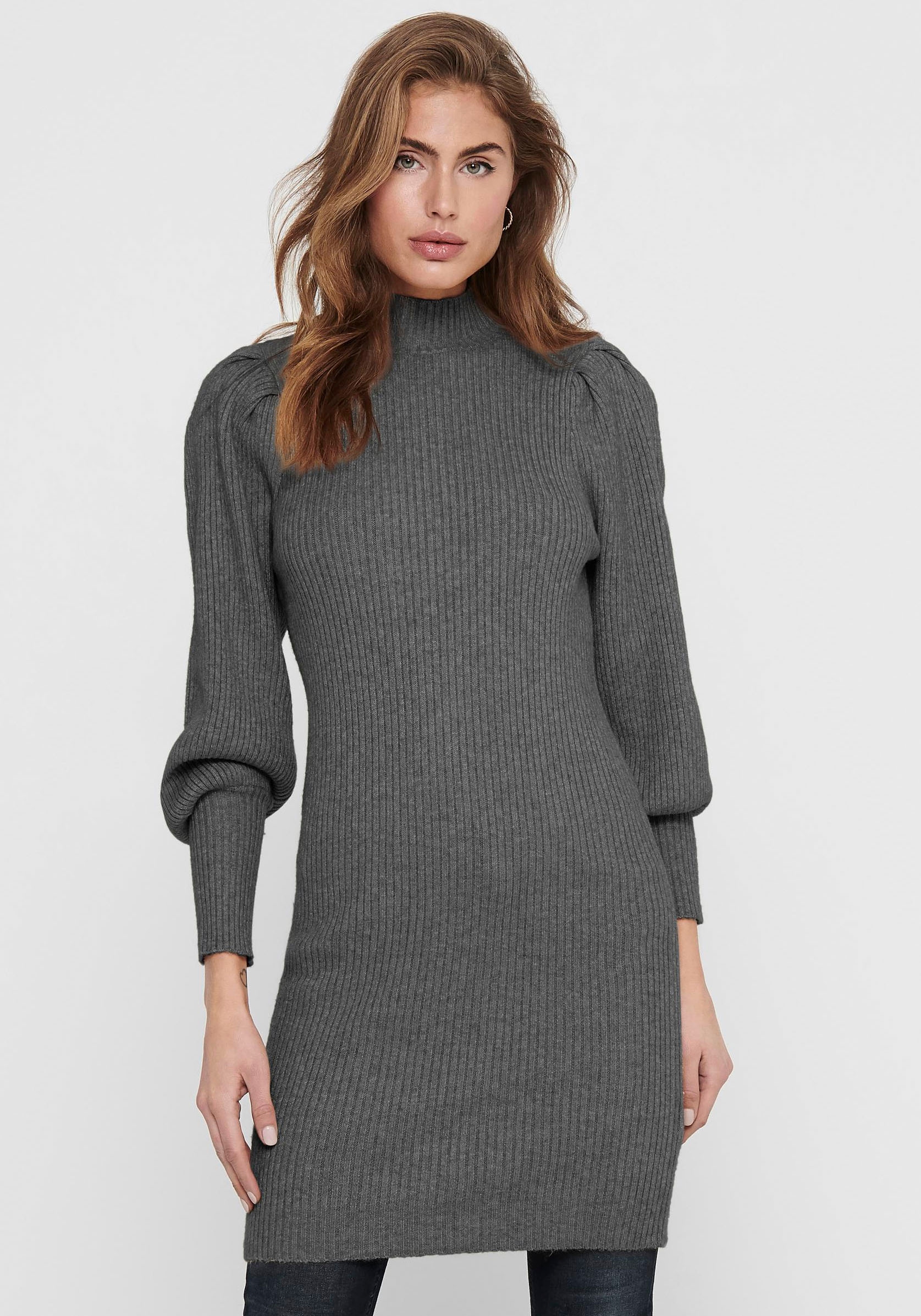 ONLY Strickkleid »ONLKATIA L/S DRESS KNT NOOS«