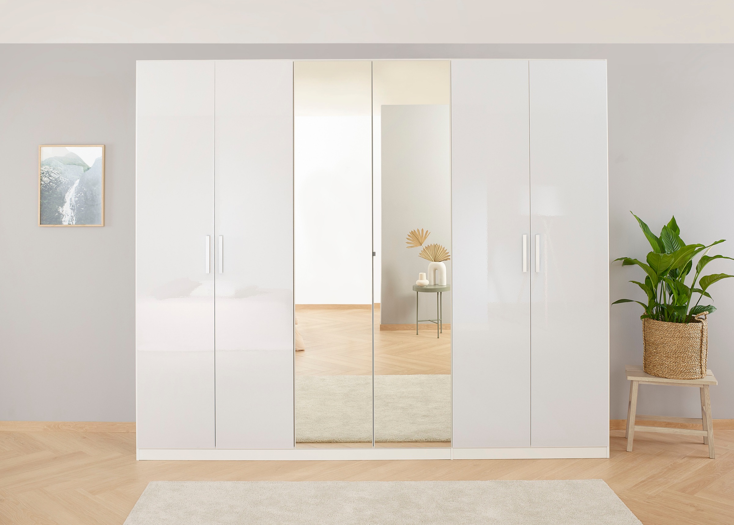 rauch Drehtürenschrank »Kleiderschrank Schrank Garderobe KOLUNA Hochglanz-F günstig online kaufen