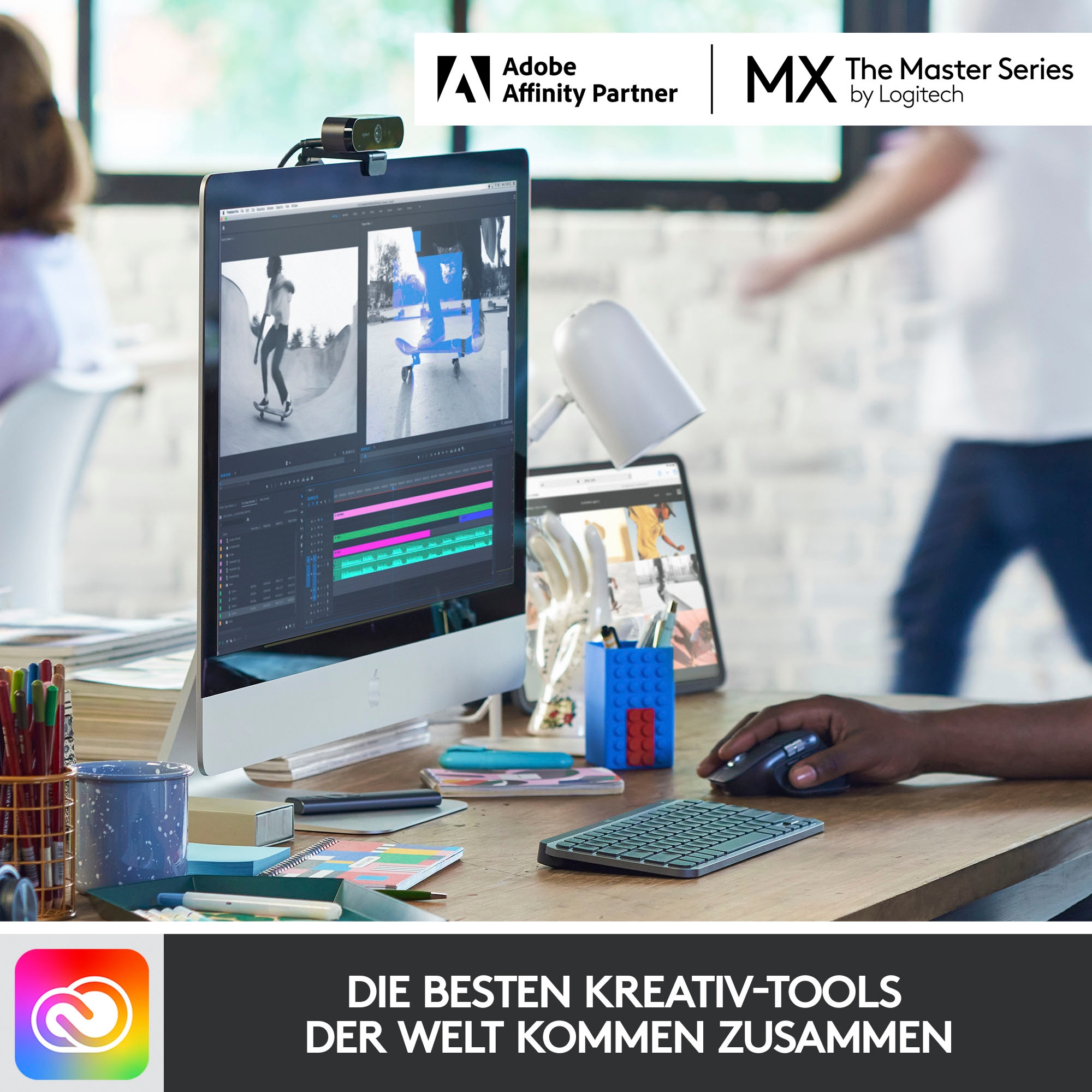 Logitech Wireless-Tastatur »MX Keys Mini Kabellose Tastatur«, (Multimedia-Tasten-Fn-Tasten)